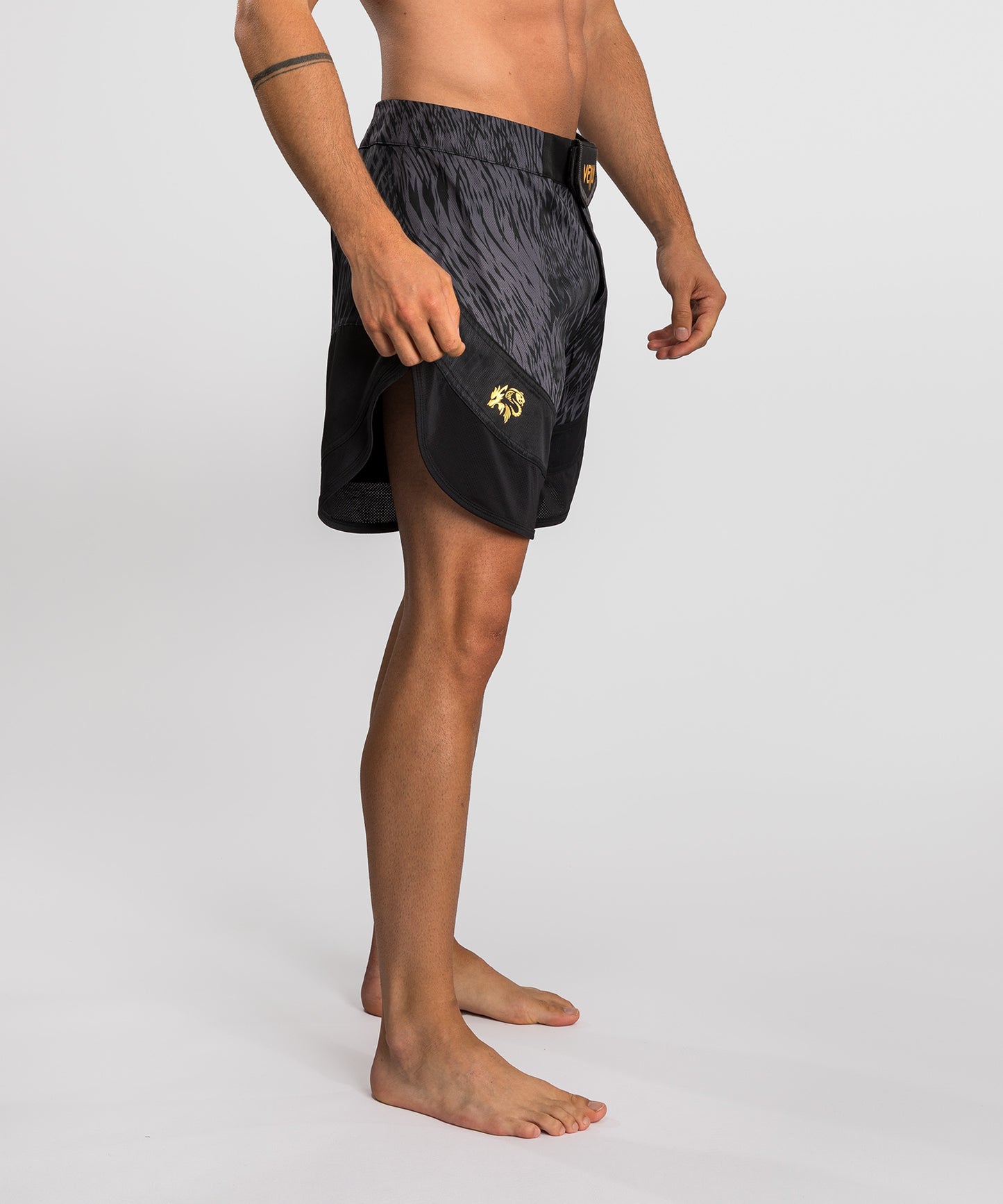 Venum x Chimaev Kampfshorts - Schwarz/Grau