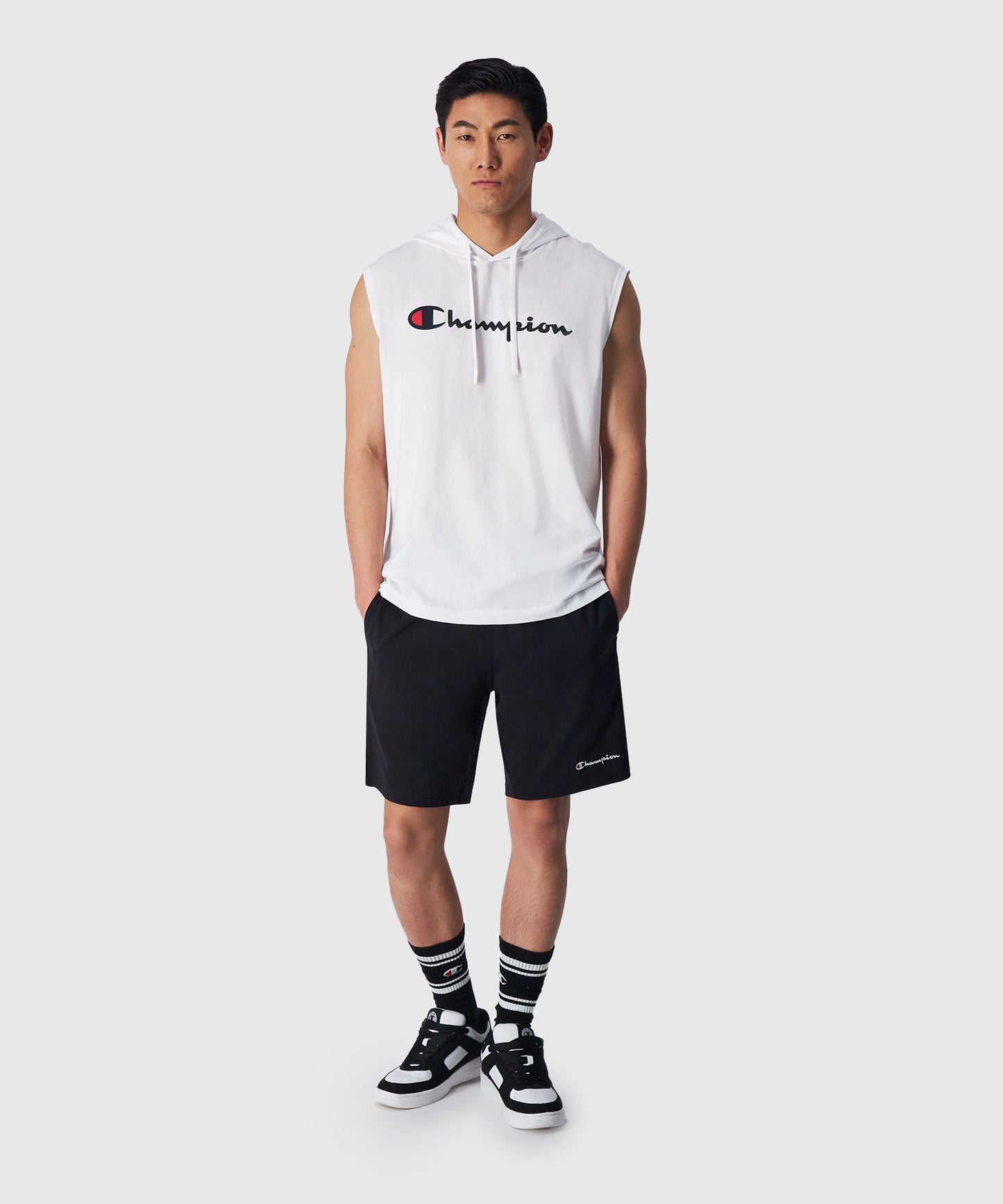 Champion Legacy Sudadera Sin Mangas – Blanco