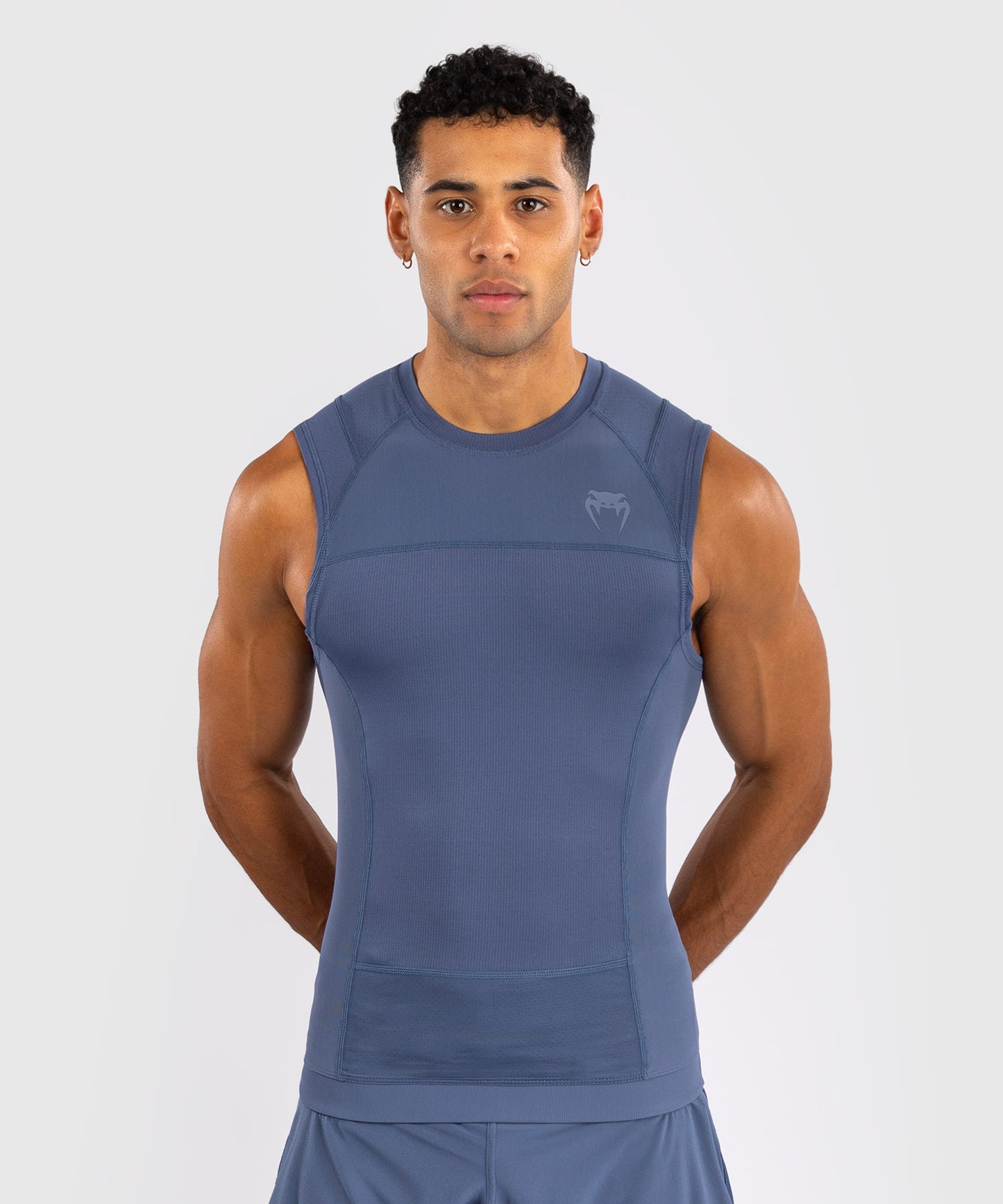 Venum G-Fit Air Herren Ärmellose Rashguard - Nebelblau