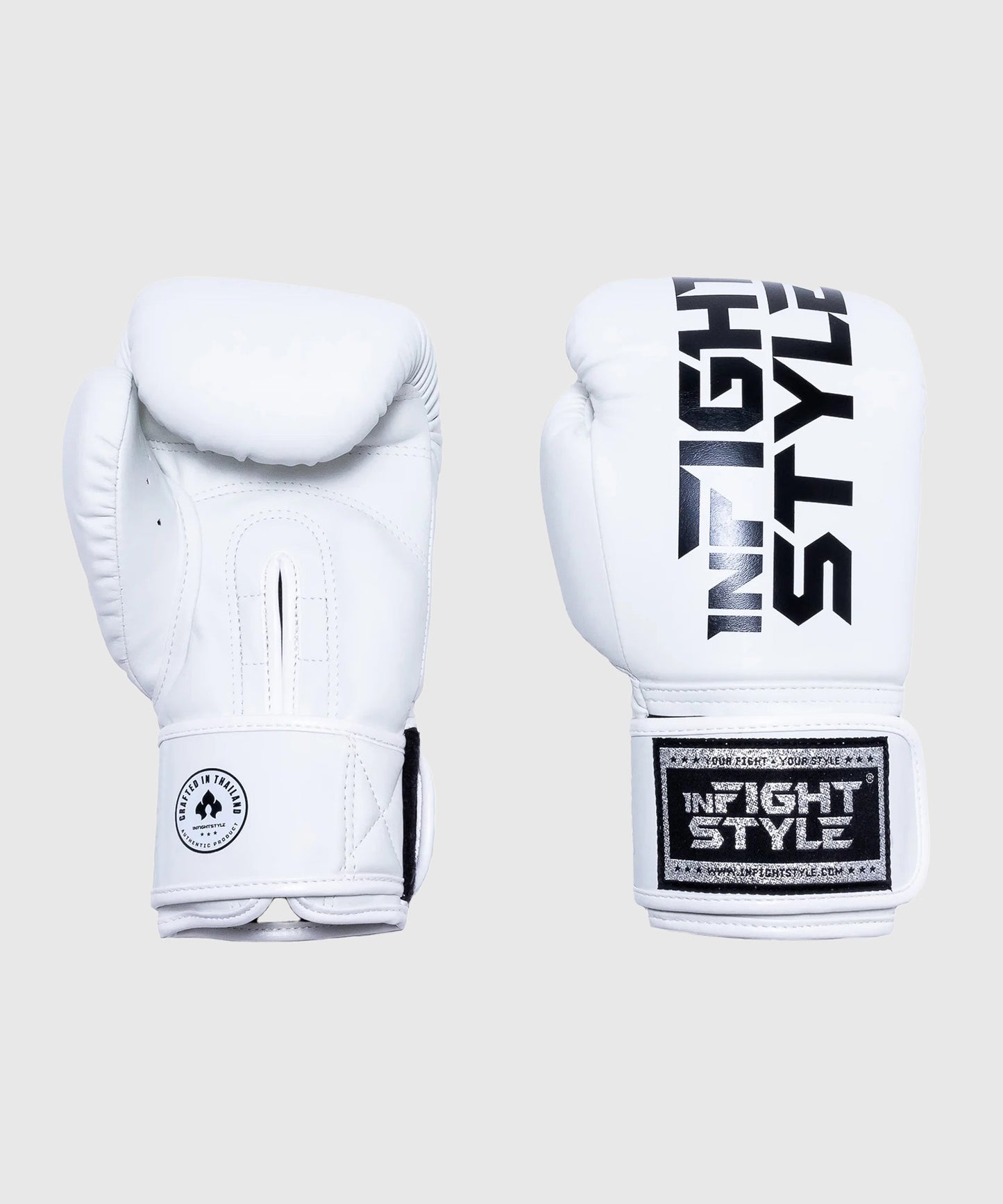 Infightstyle Pro Compact Boxing Gloves - White