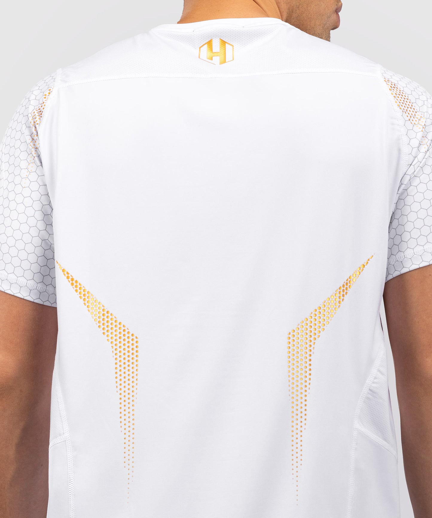 Hexagone MMA x Venum Dry Tech White/Gold T-shirt
