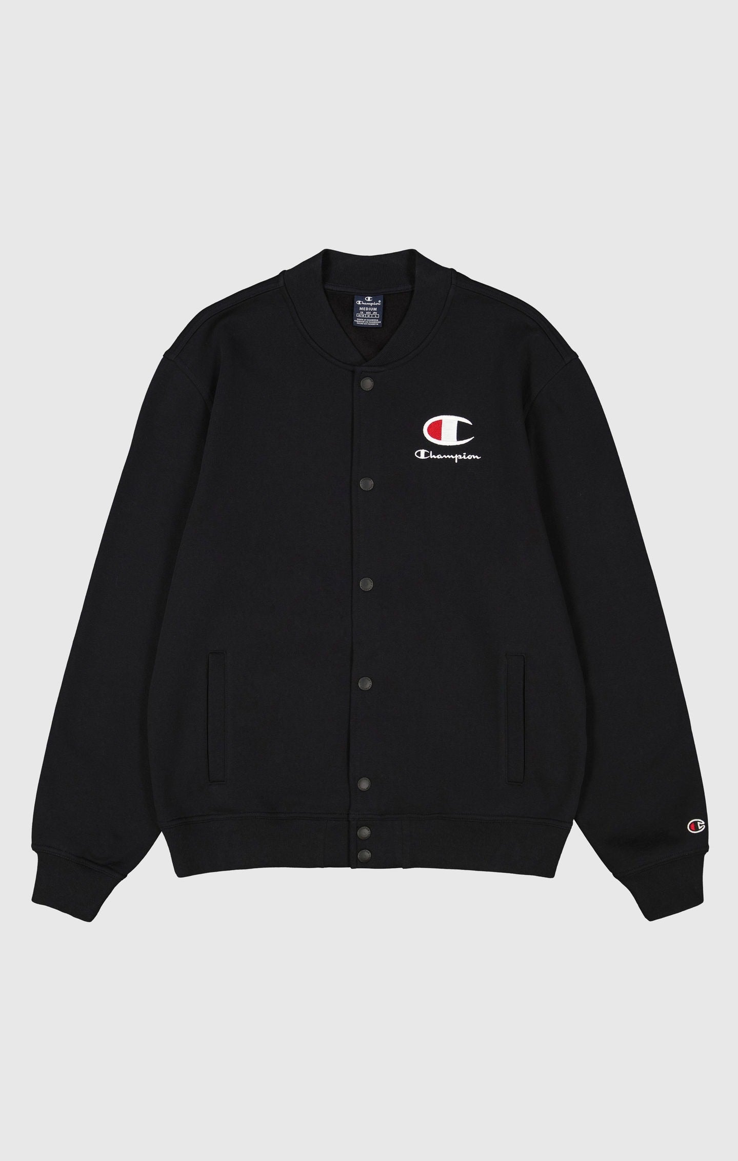 Veste Champion En Molleton Esprit Bomber - Noir