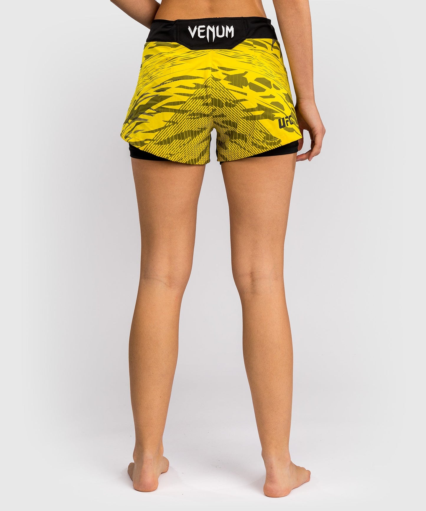 Women's UFC Fusion by Venum Authentic Fight Night Shorts - Yellow