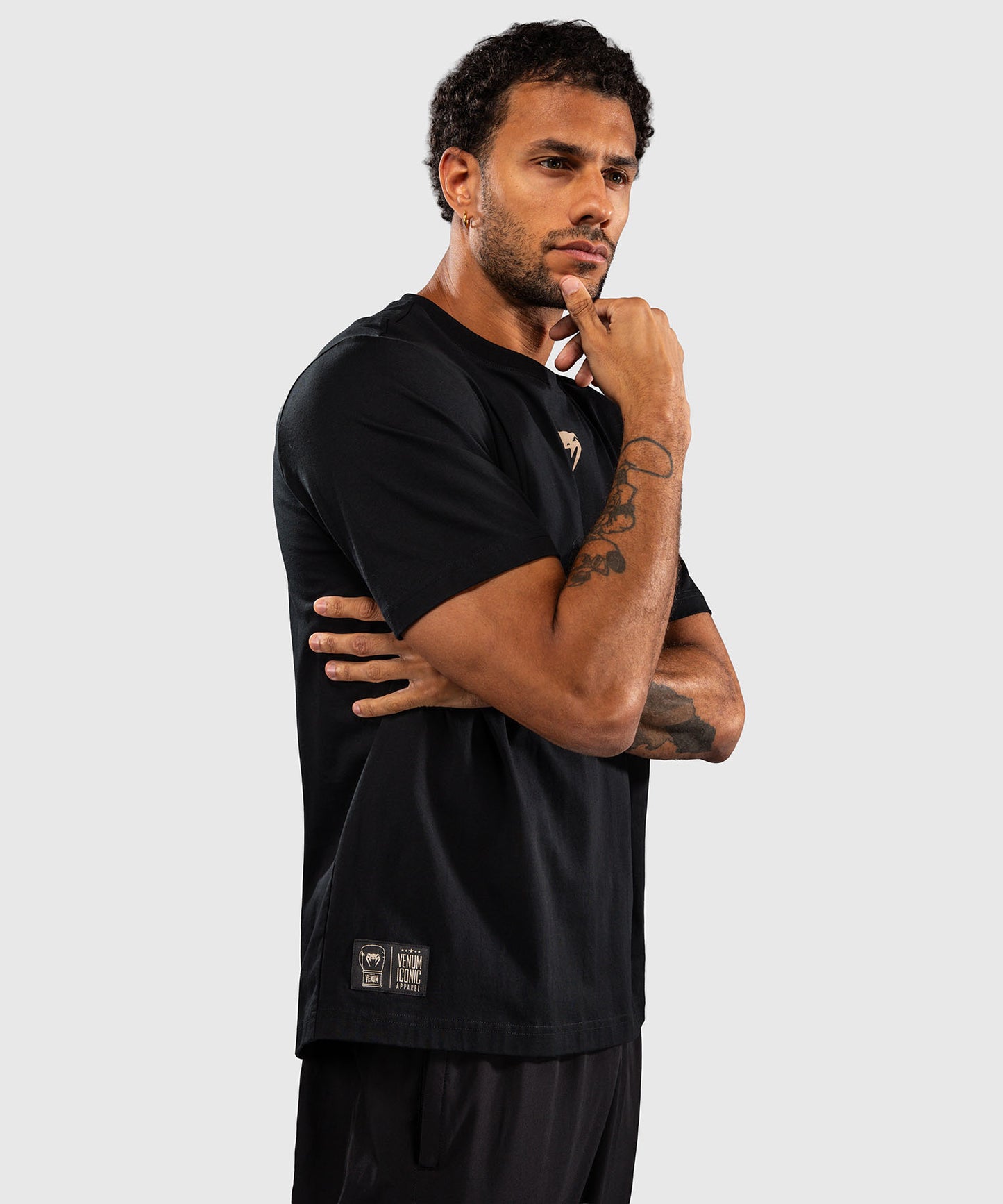 Venum Fight Icon Camiseta de Algodón - Negro