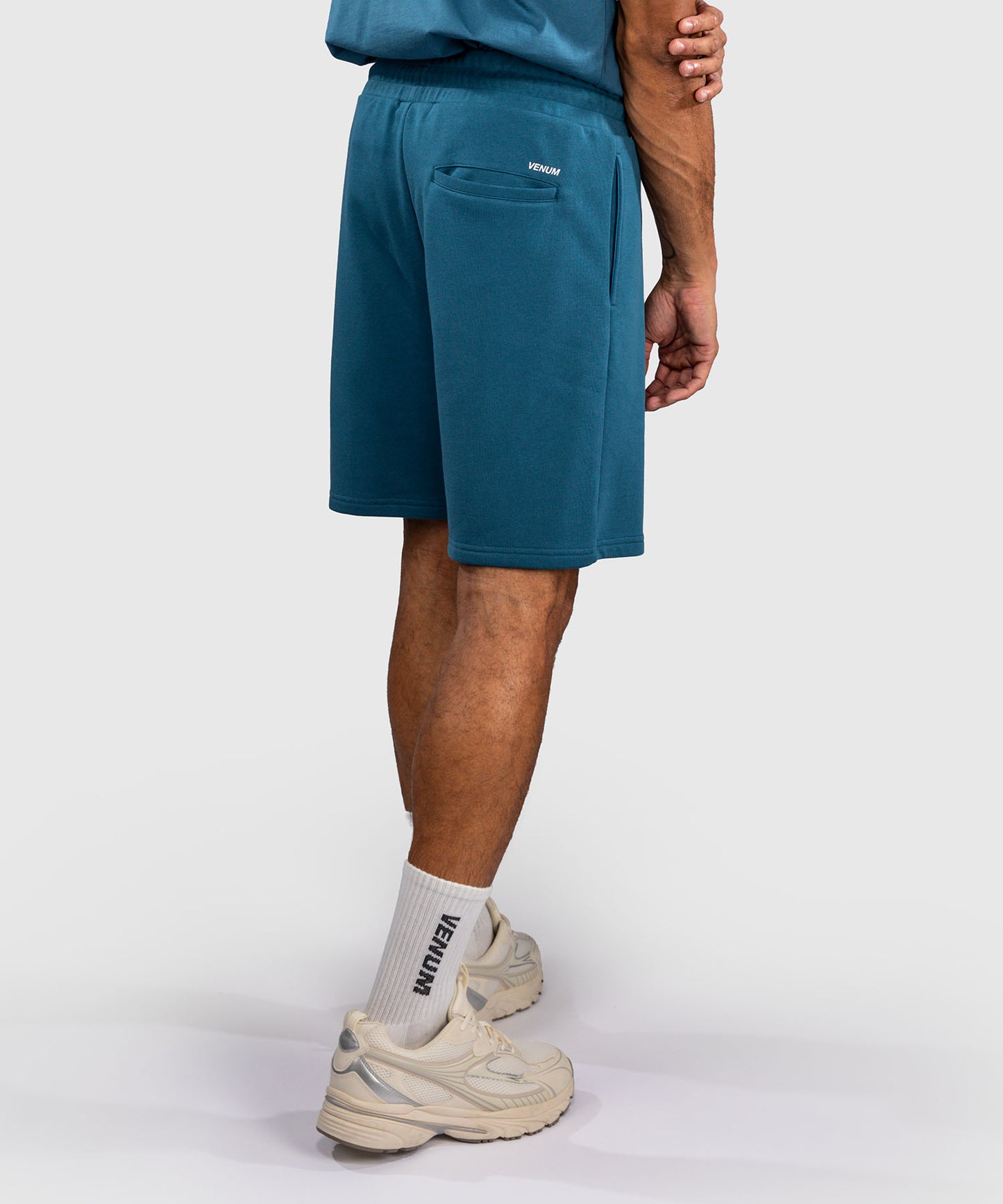 Short en Coton Venum Giant 3D - Bleu Océan