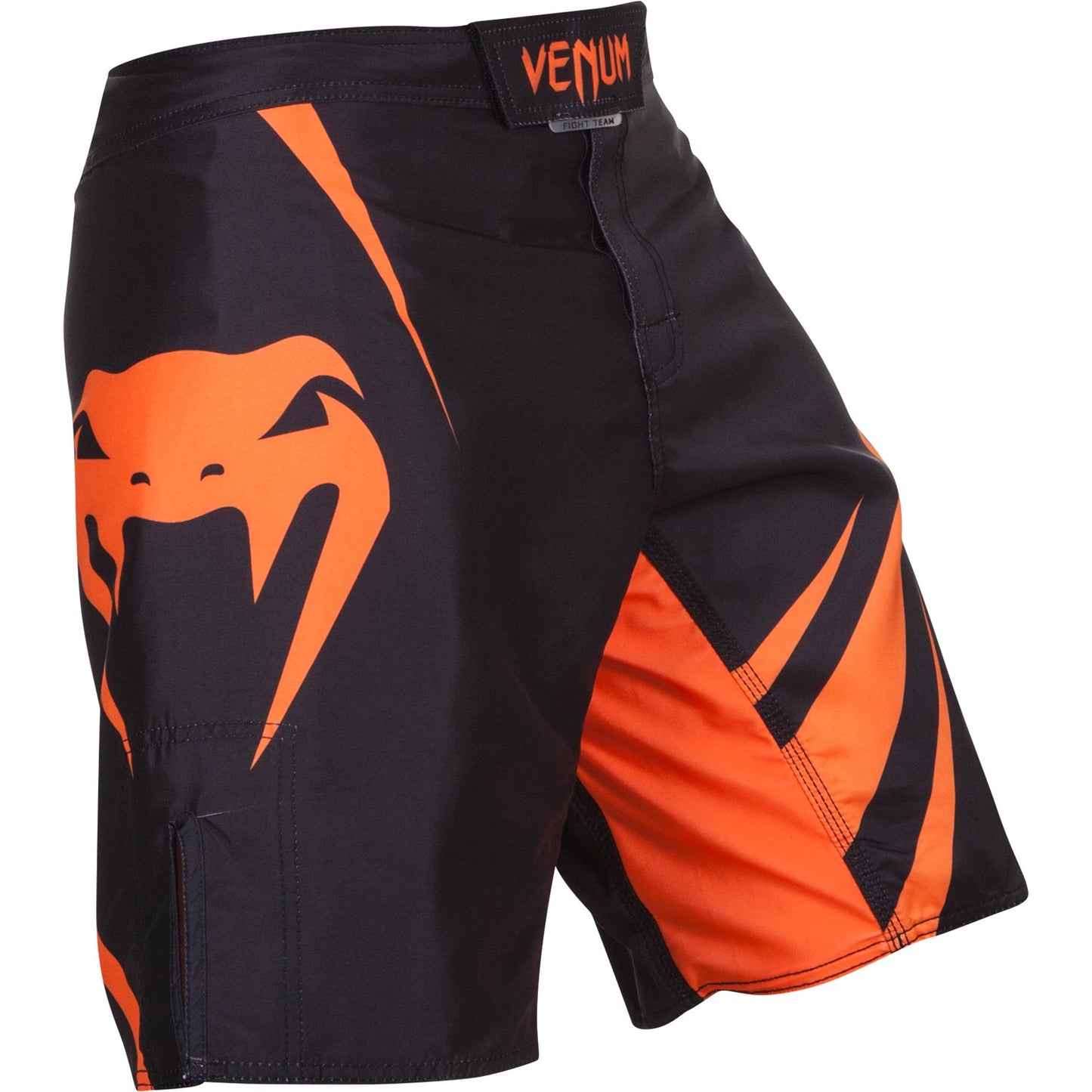 Fightshort Venum Challenger - Black/Orange Fluo