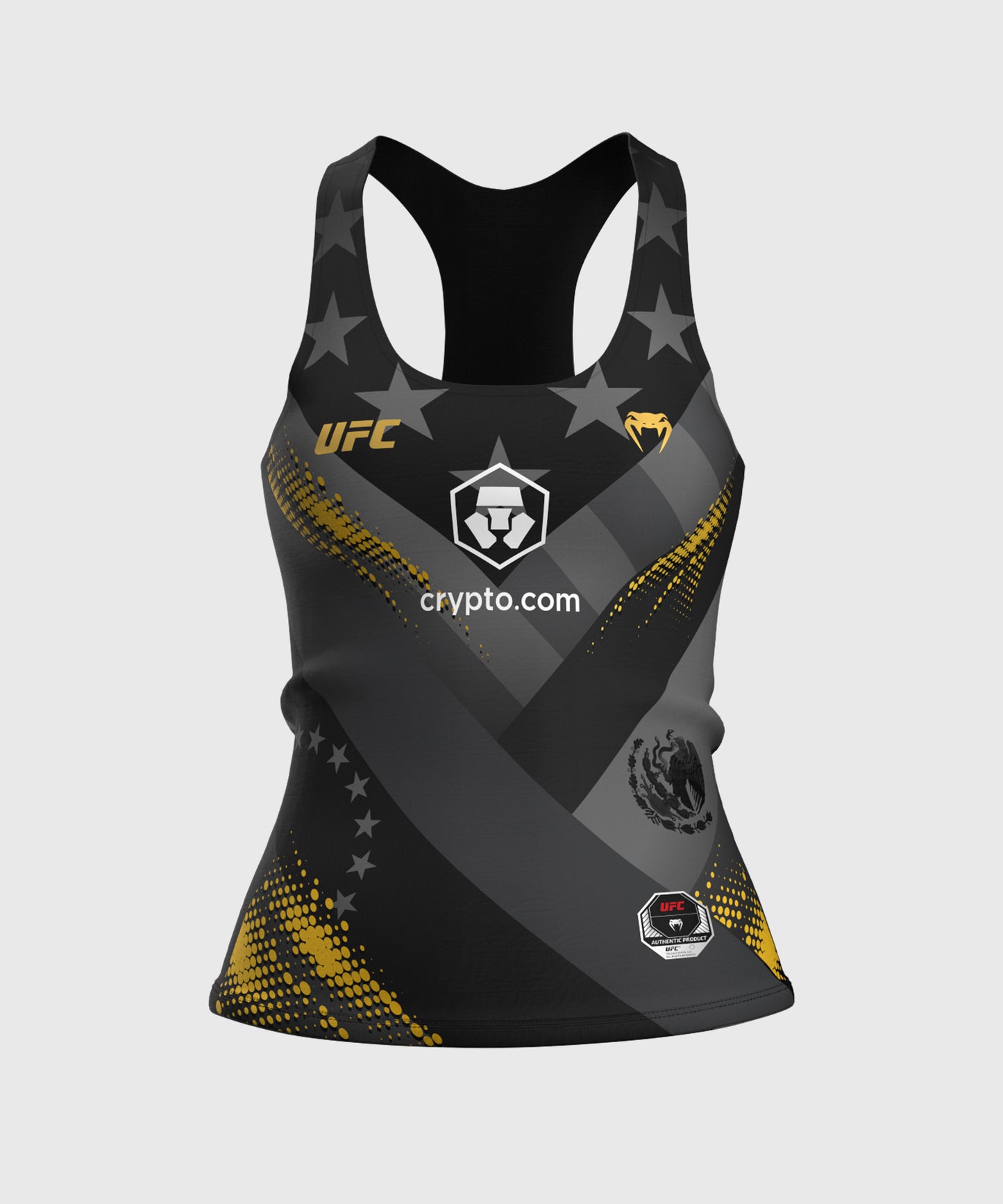 Women's long sports bra UFC Unrivaled by VENUM Julianna Peña - Black