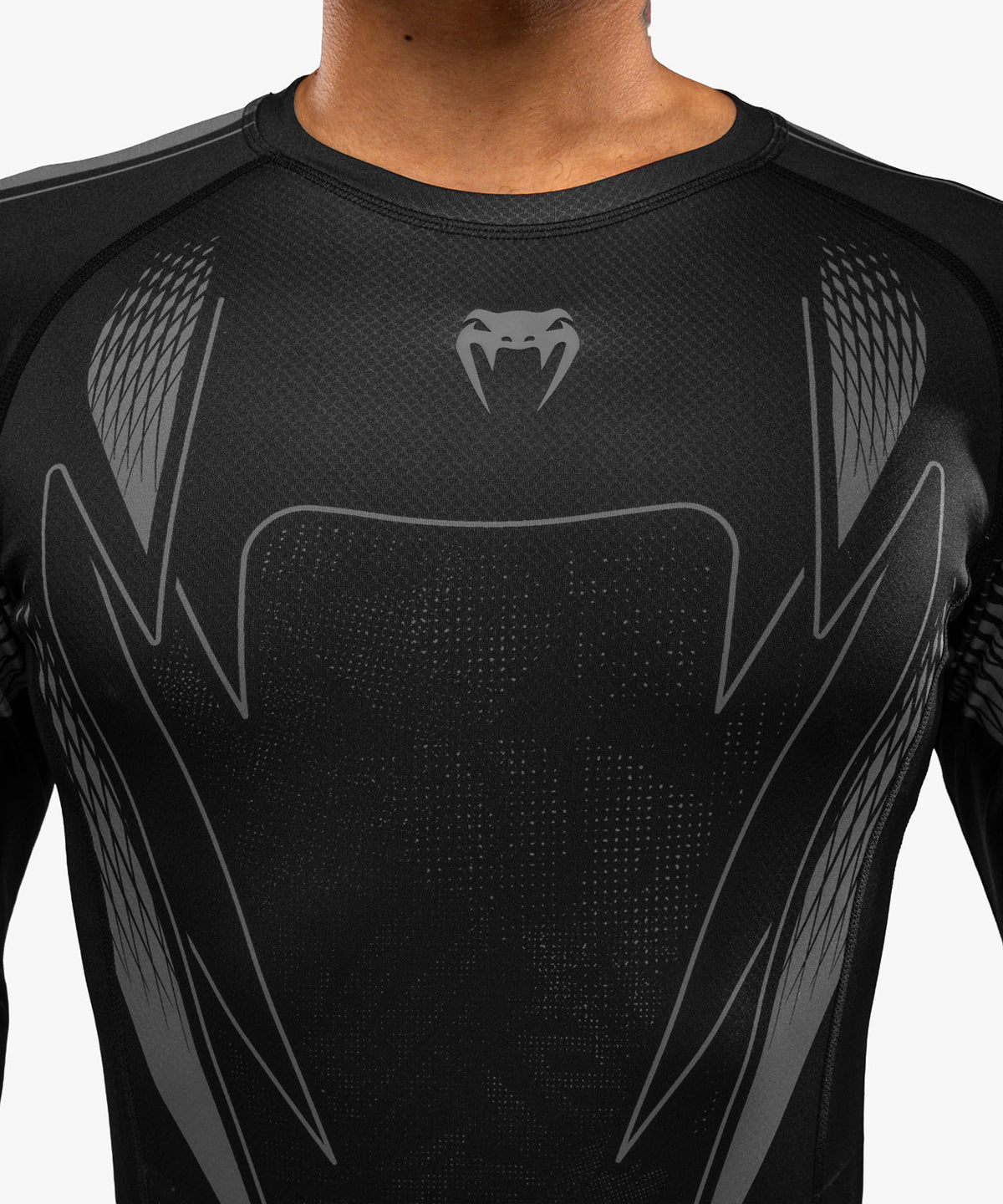 Venum Amazonia Reborn Camiseta de compresión de manga larga - Negro/Gris