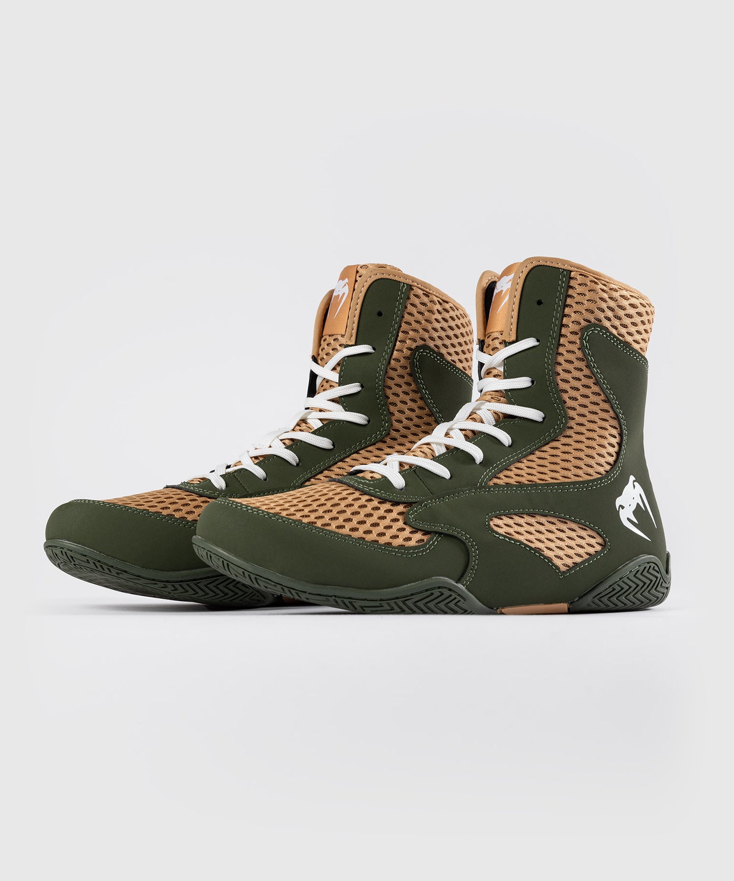 Venum Contender Scarpe da Boxe - Verde Militare/Sabbia