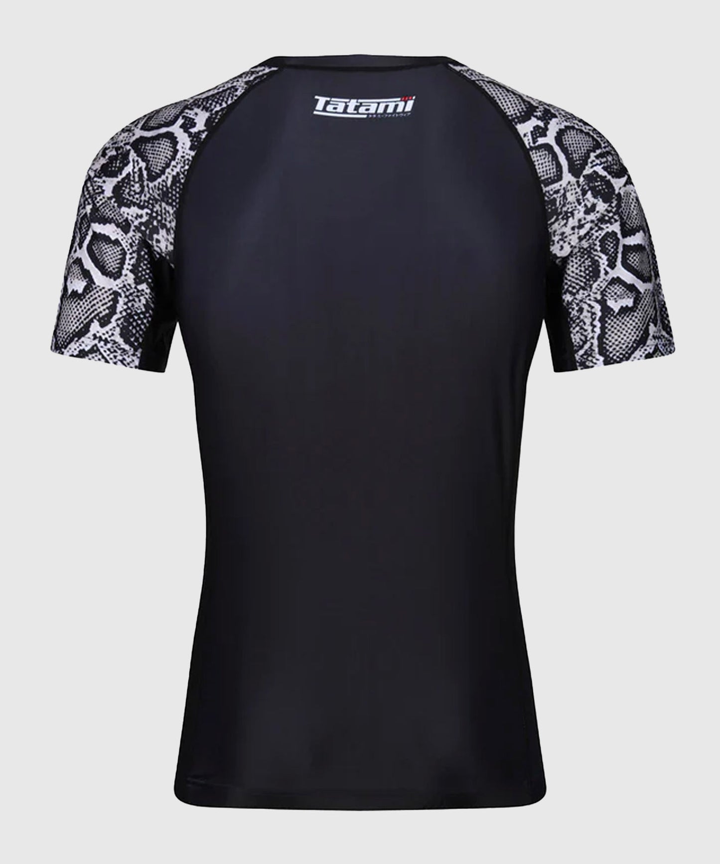 Rashguards À Manches Courtes Tatami Fightwear Recharge Snake - Noir/Blanc