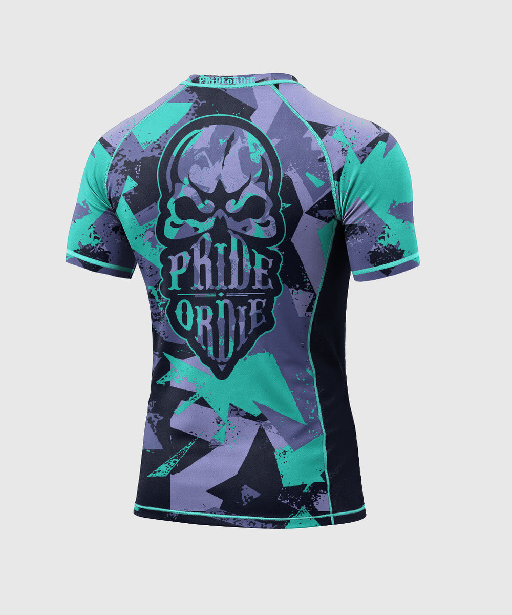 Pride Or Die Reckless 2.0 Short Sleeve Rashguard - Black