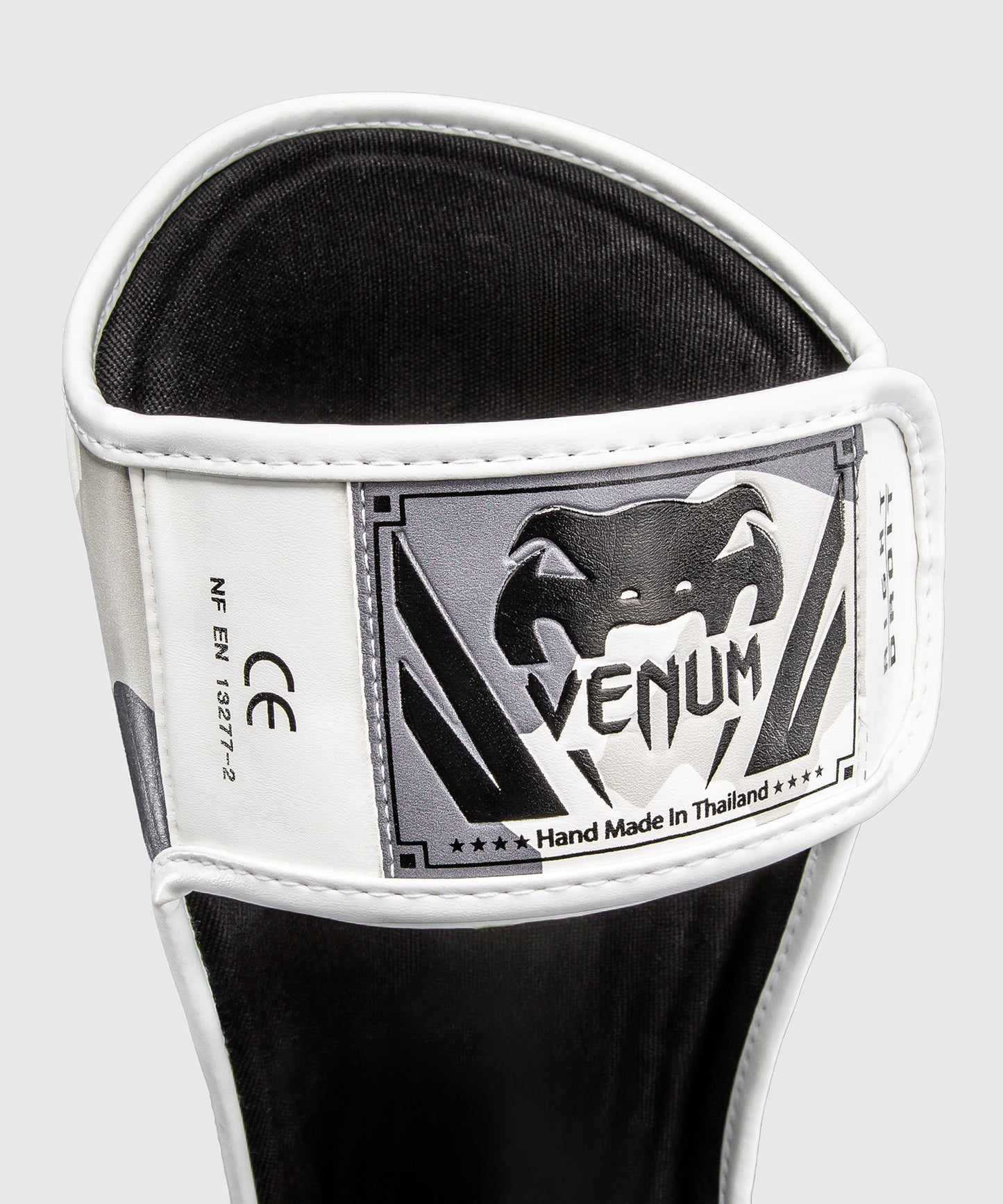 Venum Elite Espinilleras - Blanco/Gris Claro