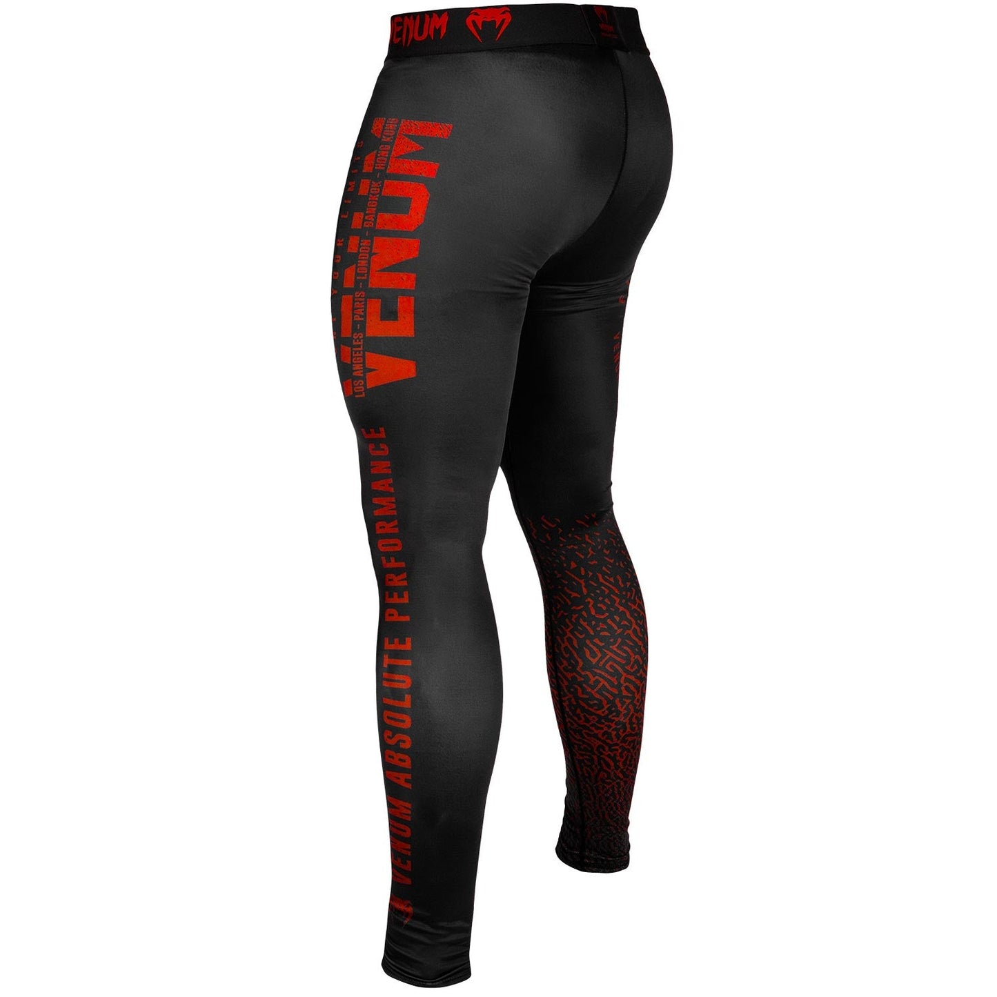 Venum Signature Compression Pants - Black/Red