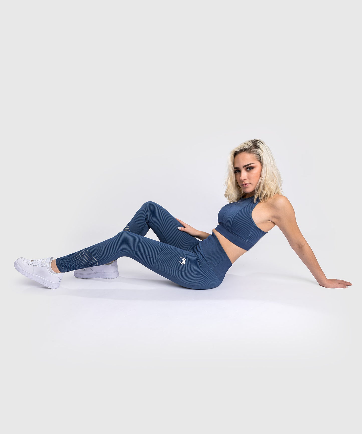Leggings Venum Sparring Seamless 7/8 - Bleu Canard