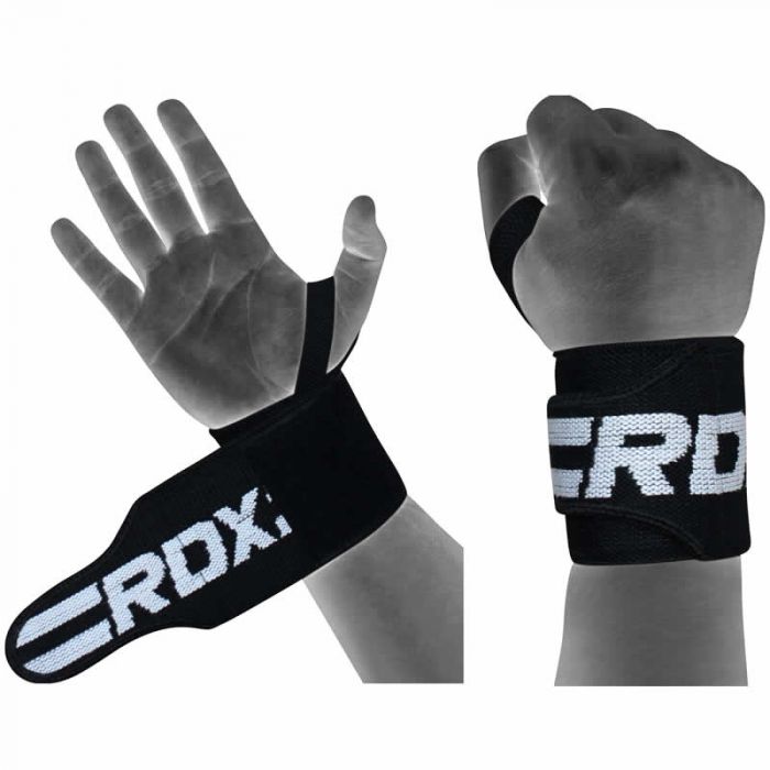Sangles de musculation RDX W2 - Noir/Blanc