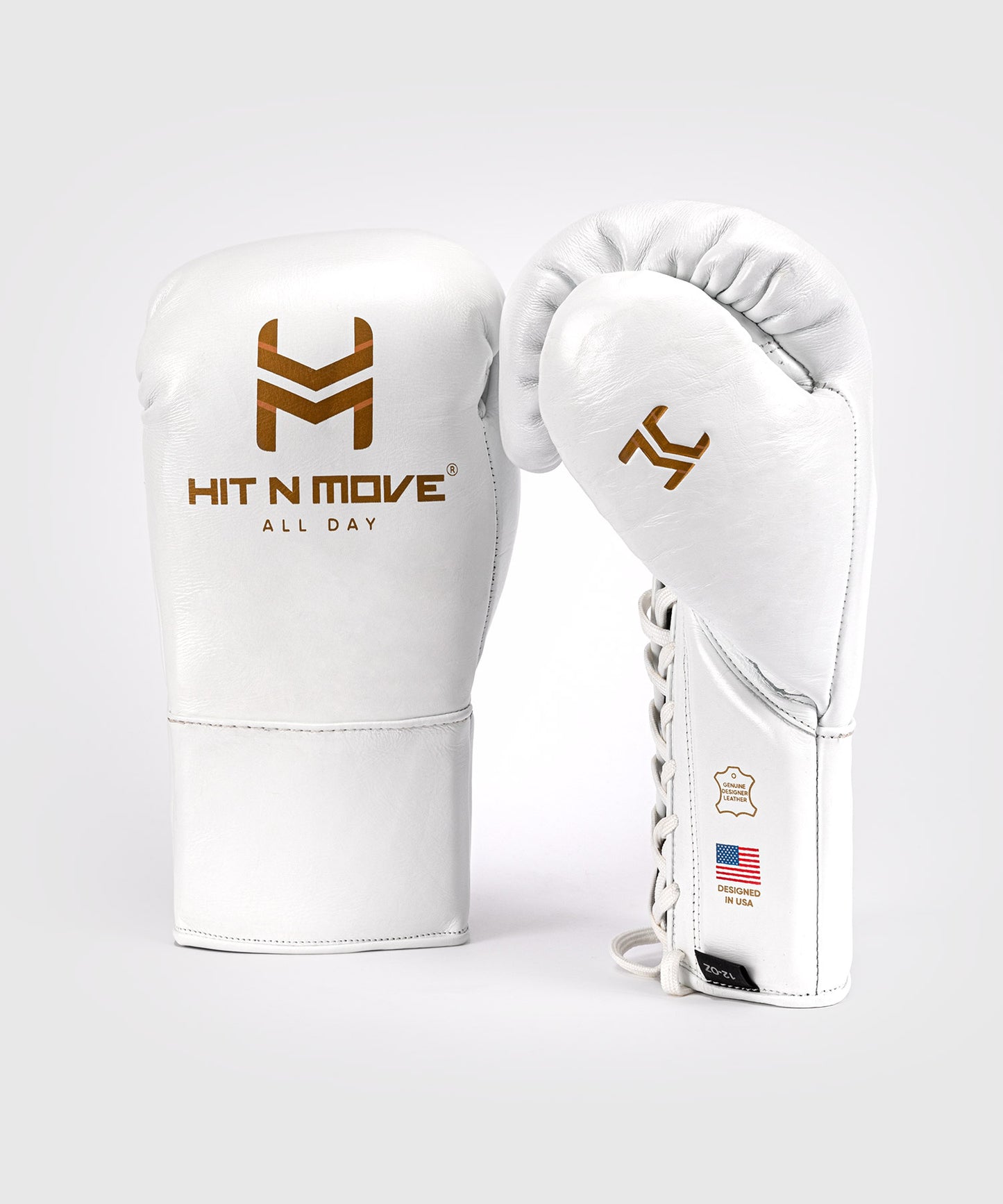 Gants de Boxe Avec Lacets Hit N Move All Day® Pro Balance - Blanc