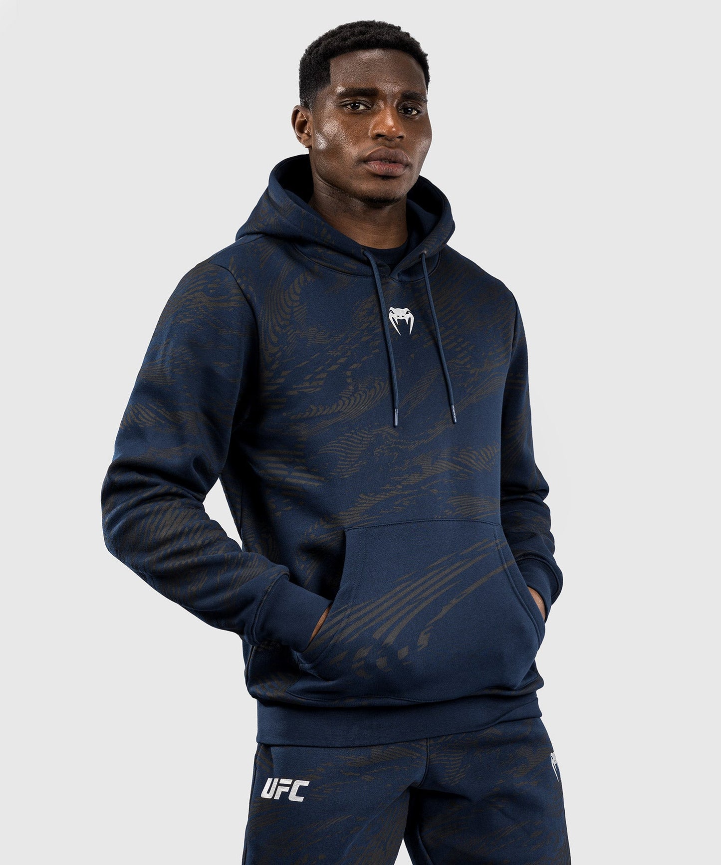 Men's UFC Fusion by Venum Fight Week Hooded Sweatshirt - Ocean Blue