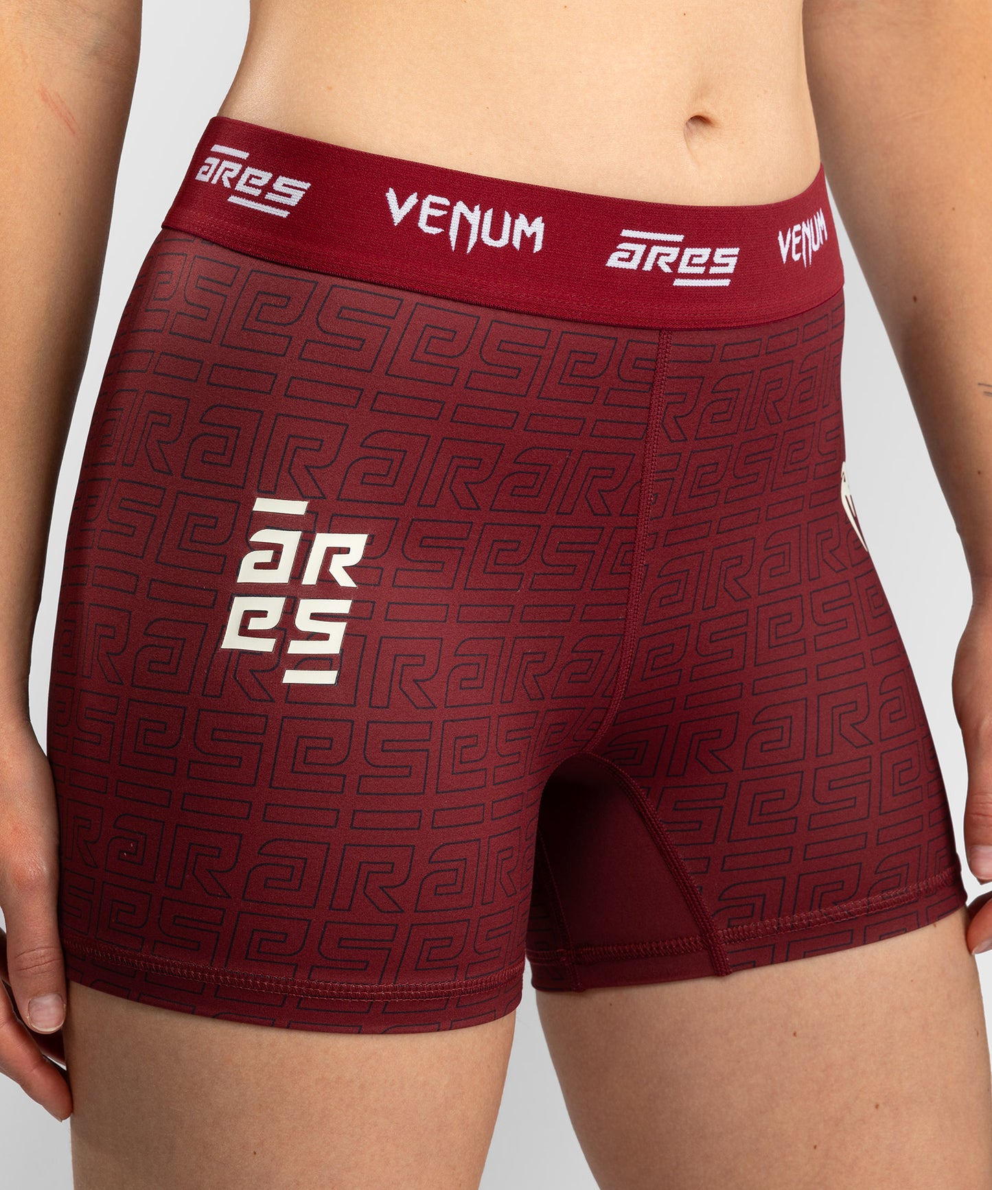 Venum x Ares Pantalones Vale Tudo para Mujer - Burdeos