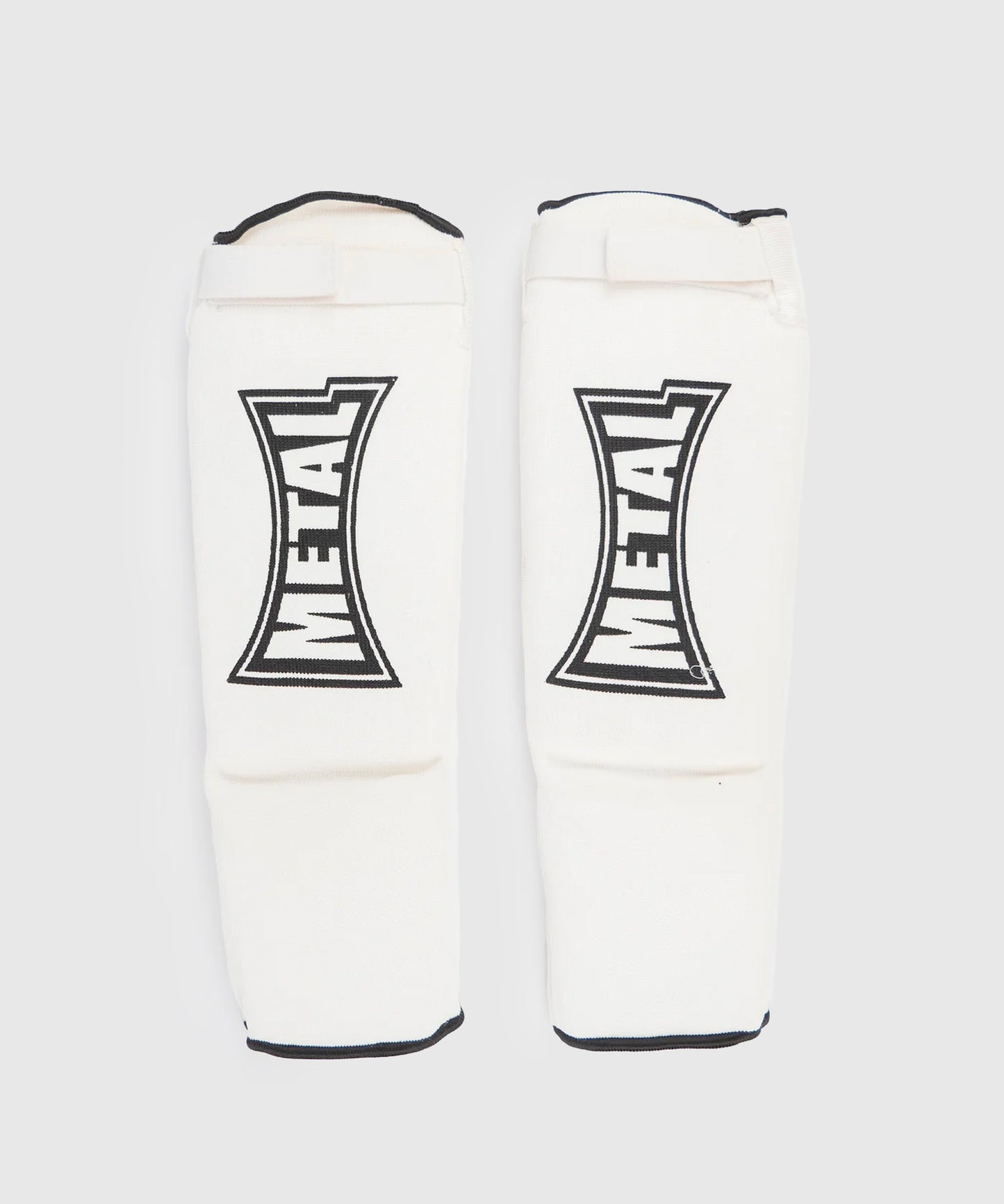 Metal Boxe Protege Tibia+Pied Cotton - White
