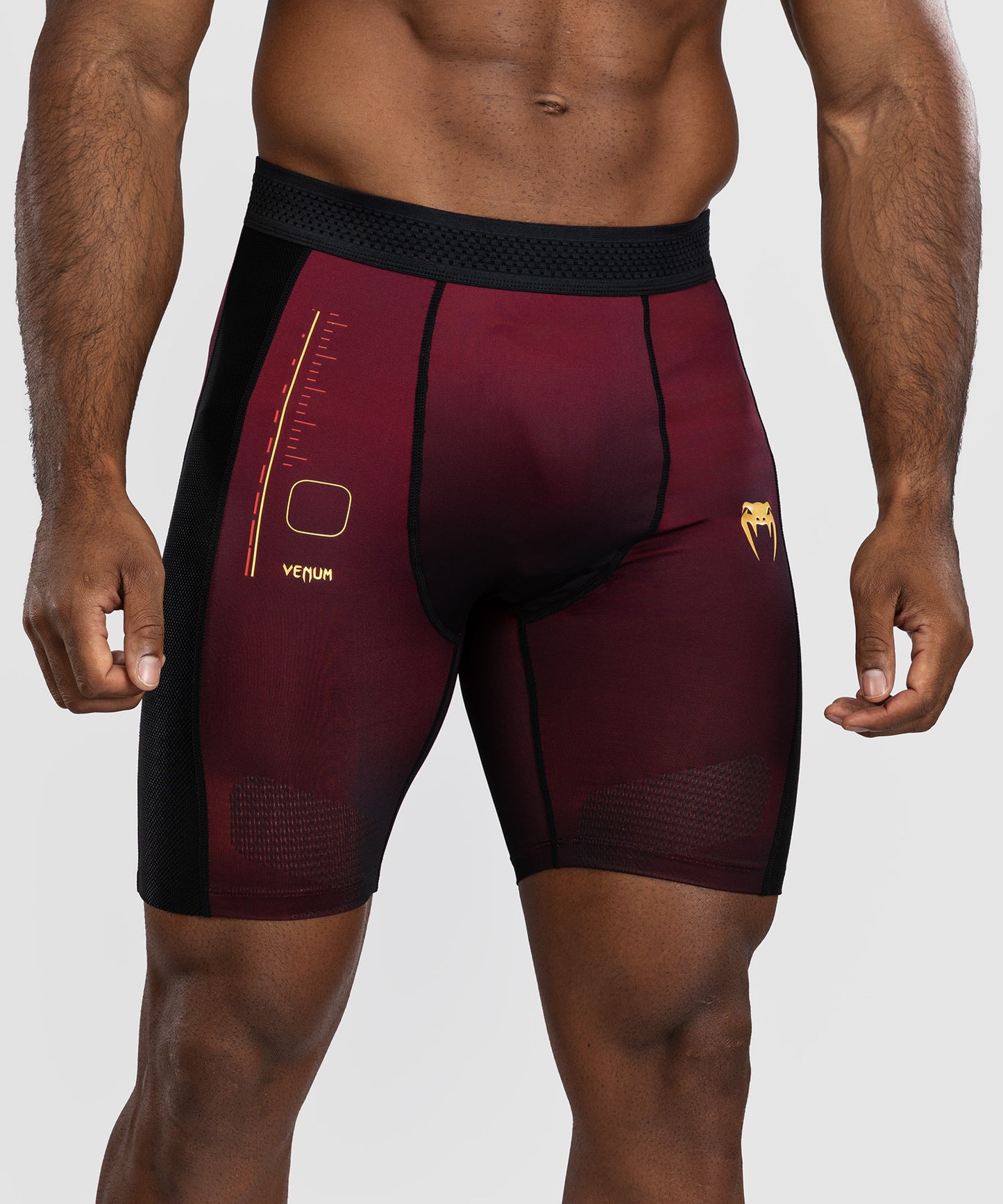 Venum Tactical XT Vale Tudo Short - Black/Bordeaux/Gold