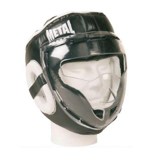 MB423 Metal Boxing MMA Helmet with Visor - Large