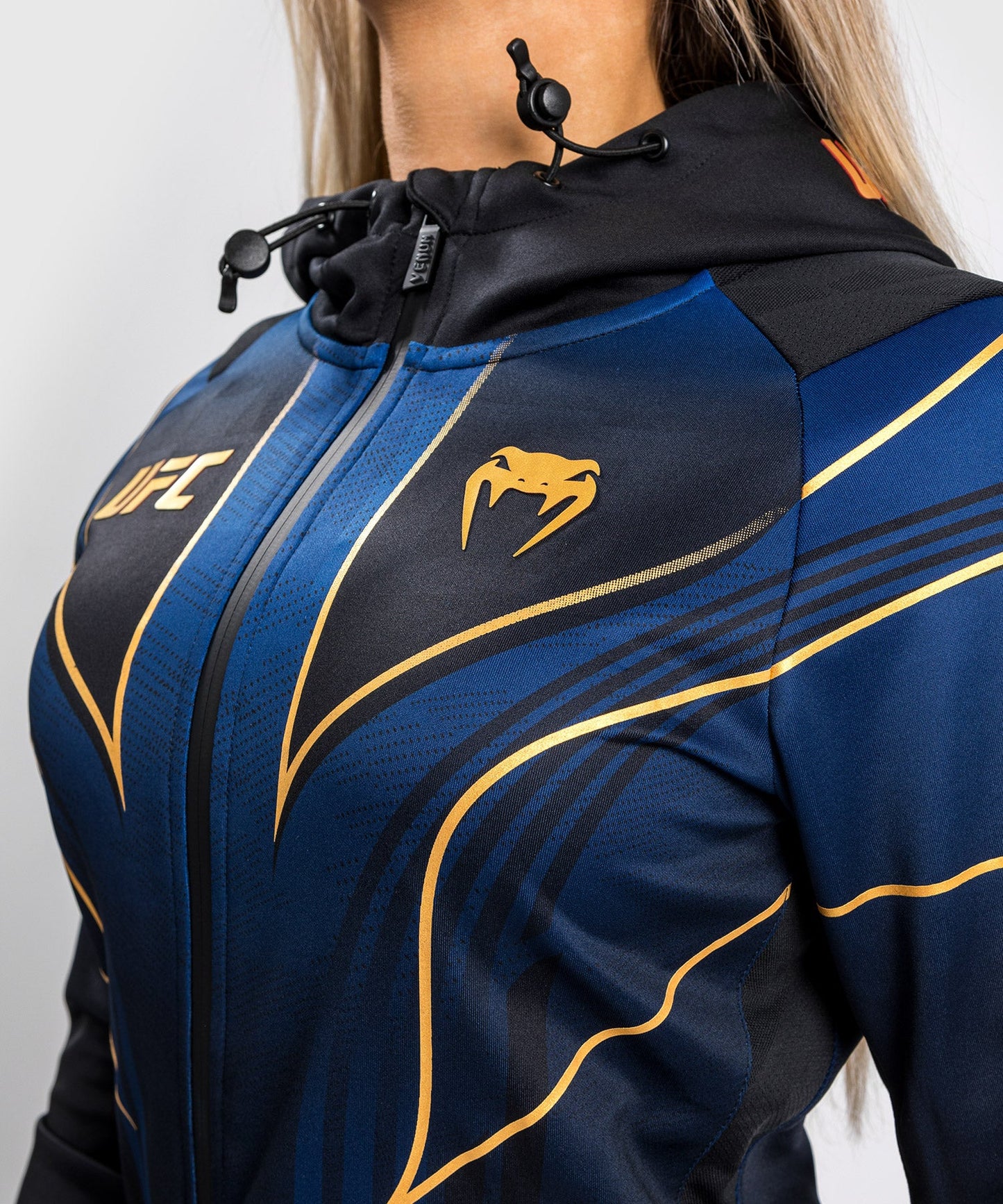 Sweatshirt à Capuche Femme UFC Venum Authentic Fight Night 2.0 - Midnight Edition - Champion