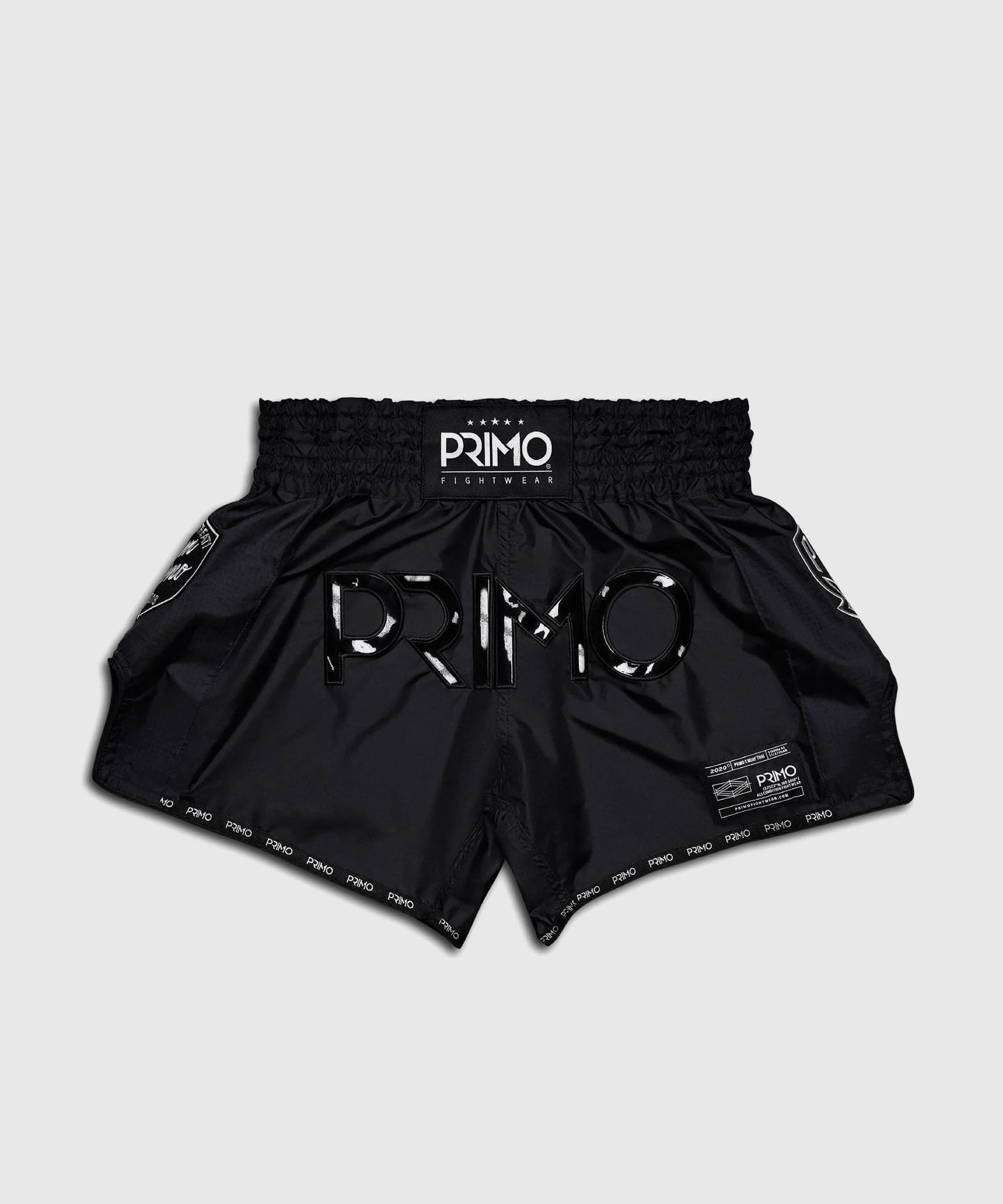 Short De Muay Thai Primo Super Nylon Black Panther Ii - Noir