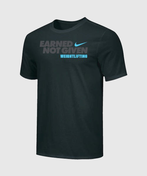 Nike Earned Not Given Camiseta - Negro