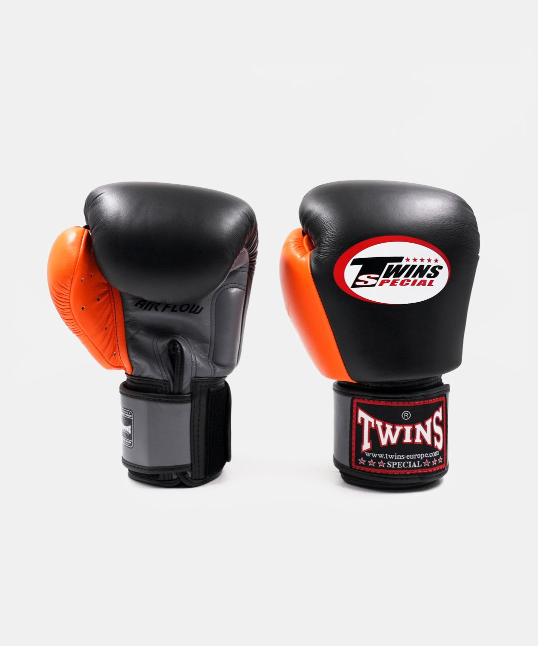 Twins BGVL3 Air Boxhandschuhe - Schwarz/Orange/Grau