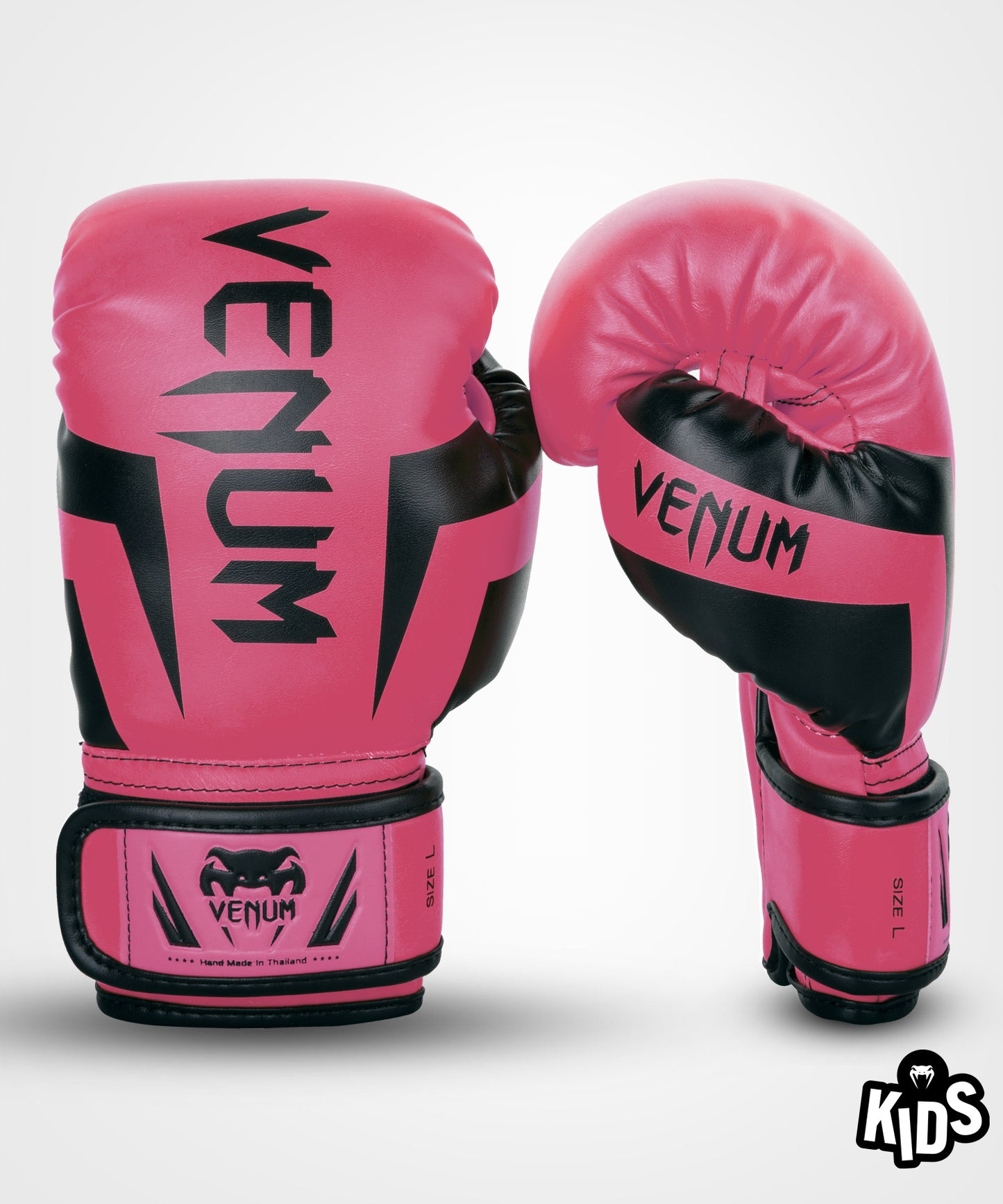 Gants de boxe enfant Venum Elite – Rose