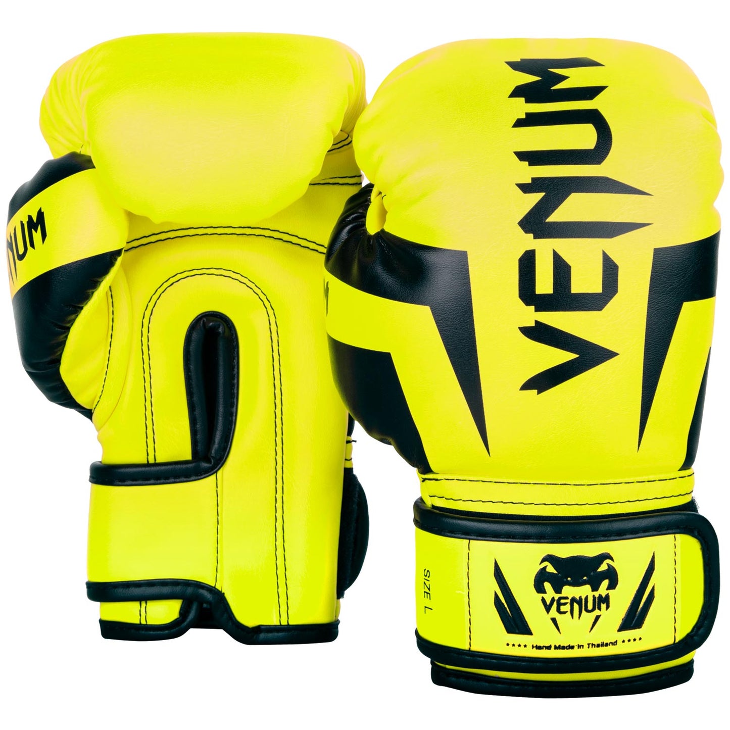Gants de boxe enfant Venum Elite – Jaune Fluo