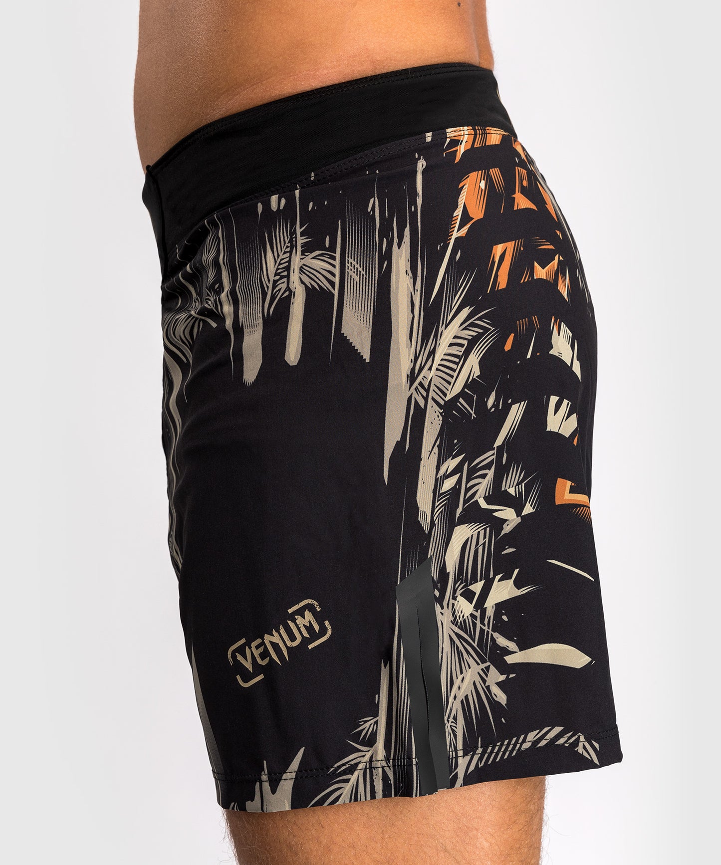 Venum Tiger Pantaloni da Combattimento da Uomo - Nero/Arancione Neon