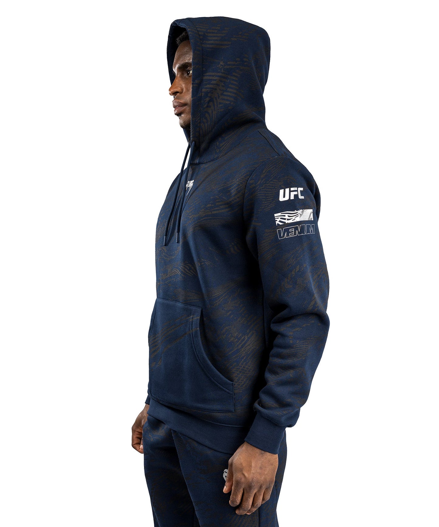 Men's UFC Fusion by Venum Fight Week Hooded Sweatshirt - Ocean Blue