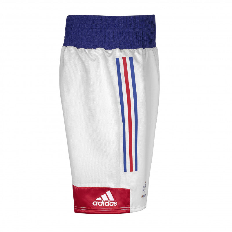 SHORT DE BOXE ADIDAS FFB - Blanc