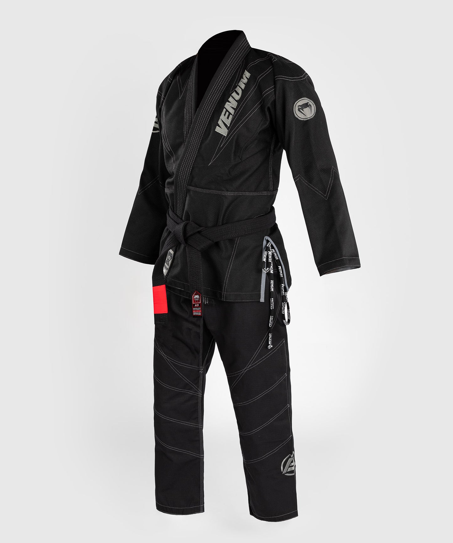Kimono de BJJ Venum x Polaris - Noir/Gris