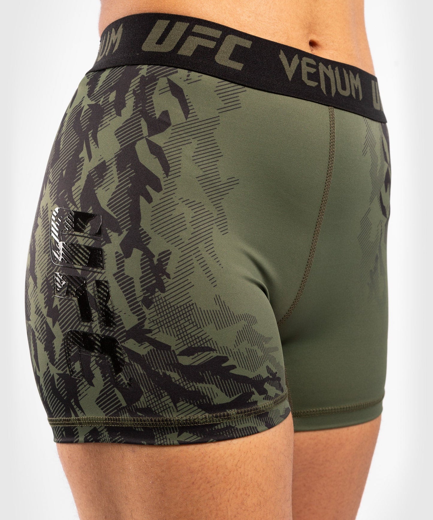 Short de compression pour Femmes UFC Venum Authentic Fight Week - Kaki