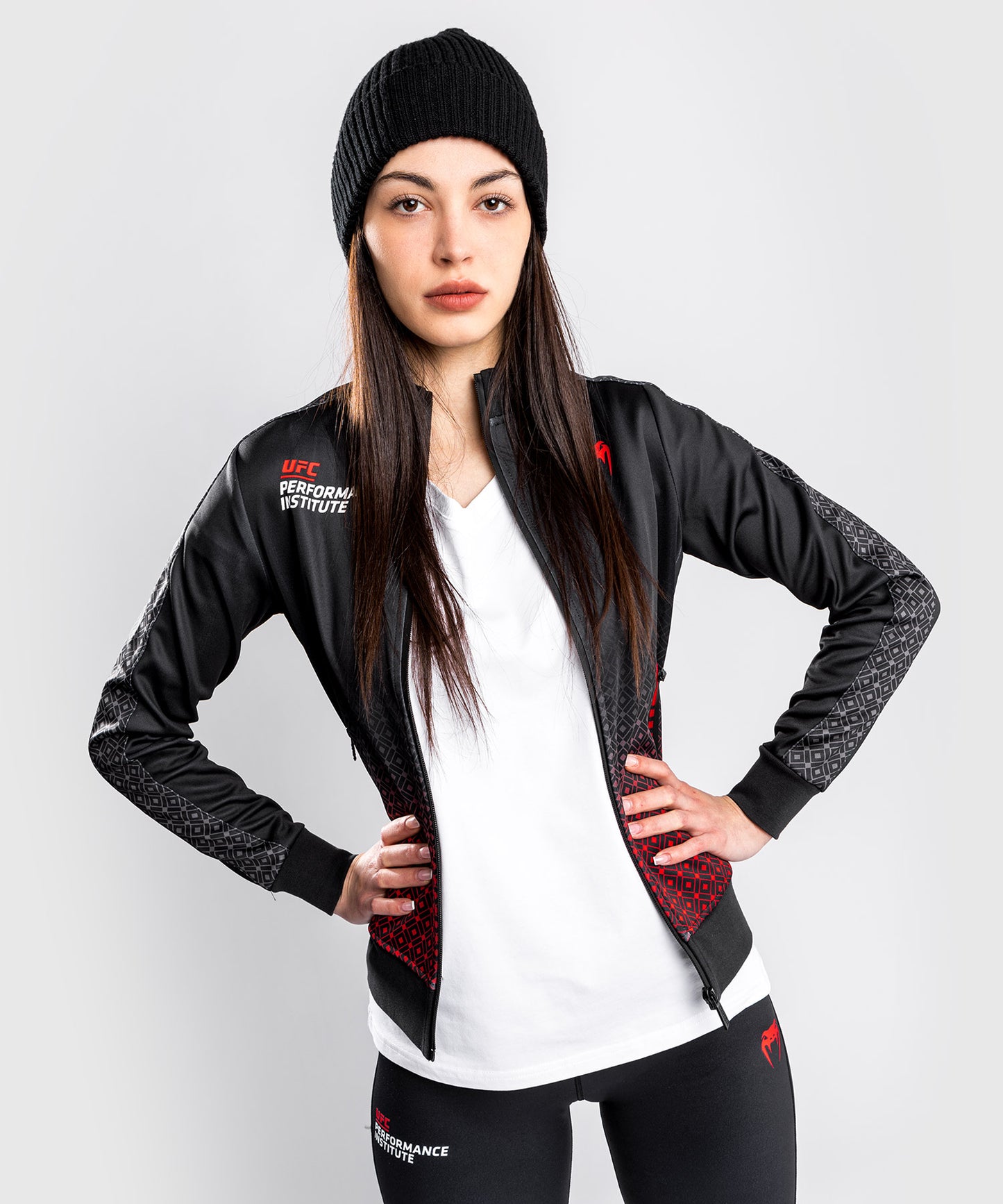 Venum Performance Institute UFC Jacke - Damen - Schwarz/Rot