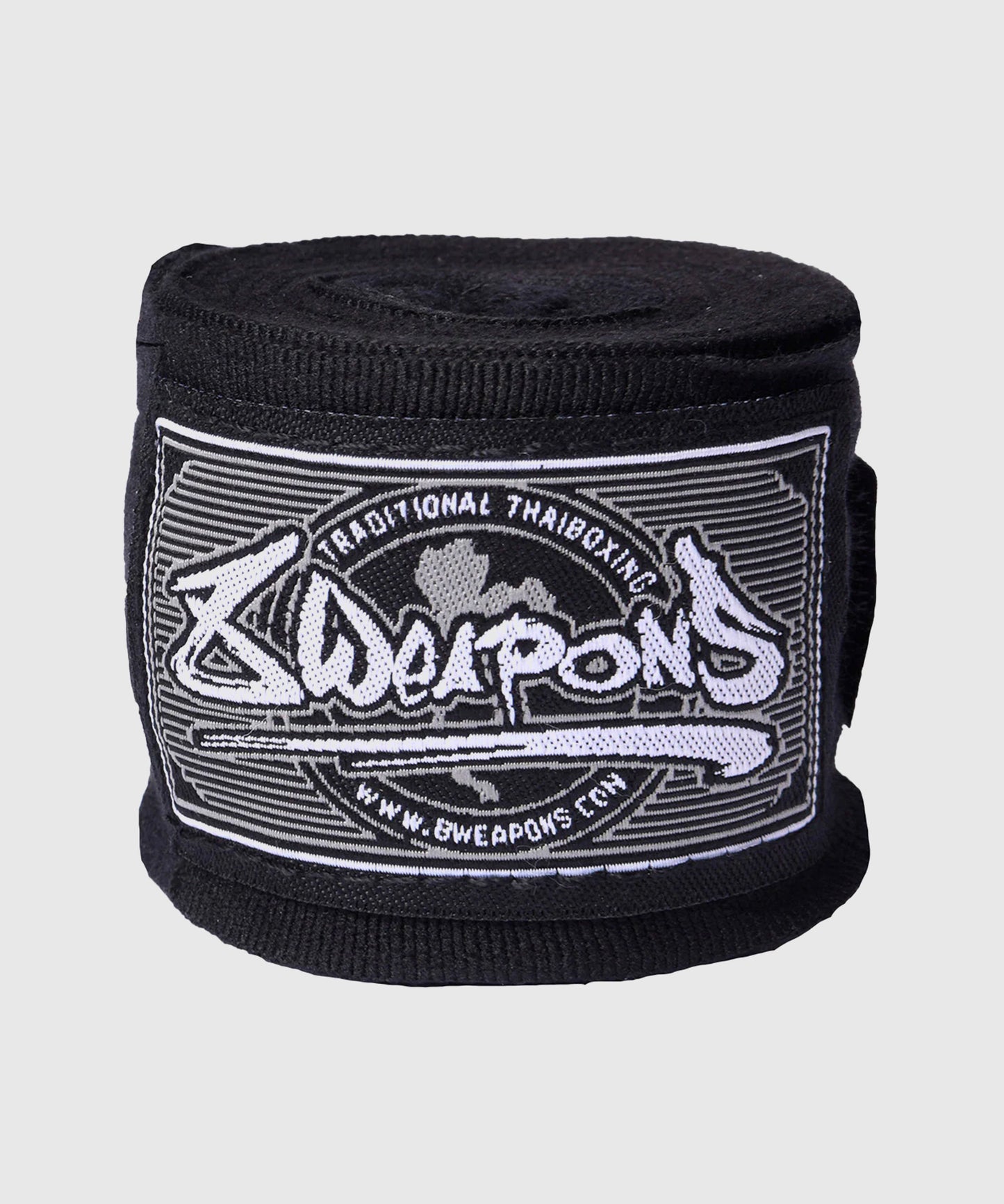 Bandages de boxe semi-élastiques 8 Weapons - 5m - Noir