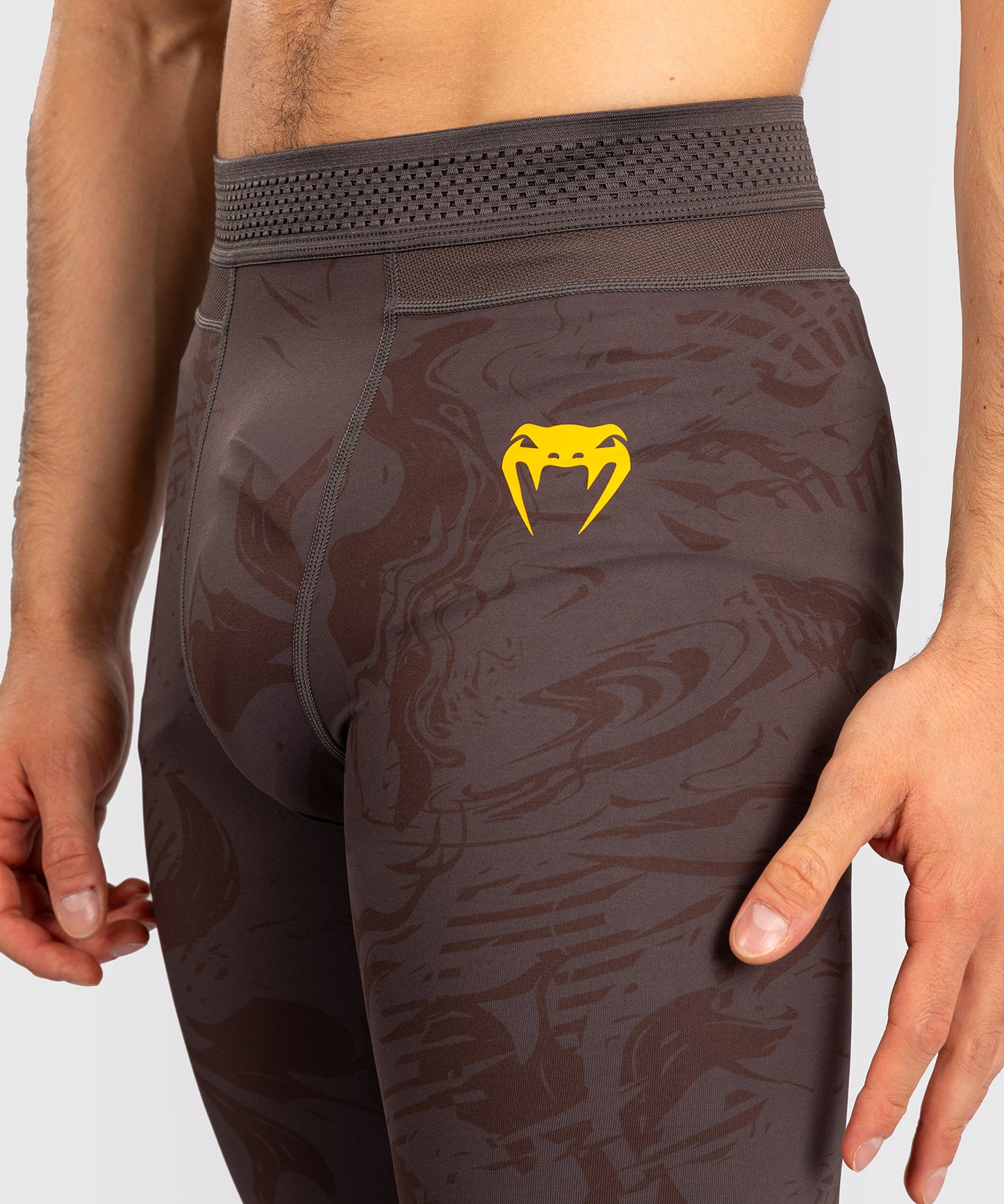 Leggings Performance pour Hommes UFC Fusion by Venum Fight Week - Marron Terrestre