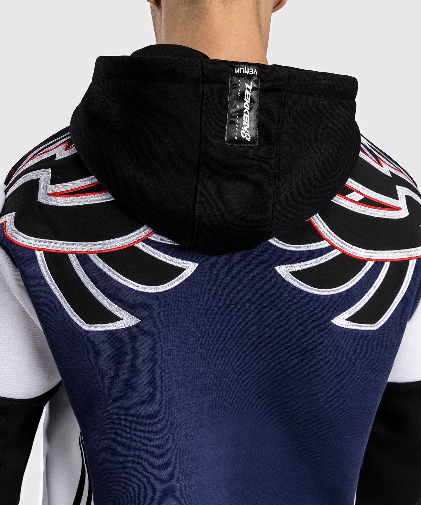 Venum x Tekken 8 Hooded Sweatshirt - Jin Kazama - Blue/Black/White
