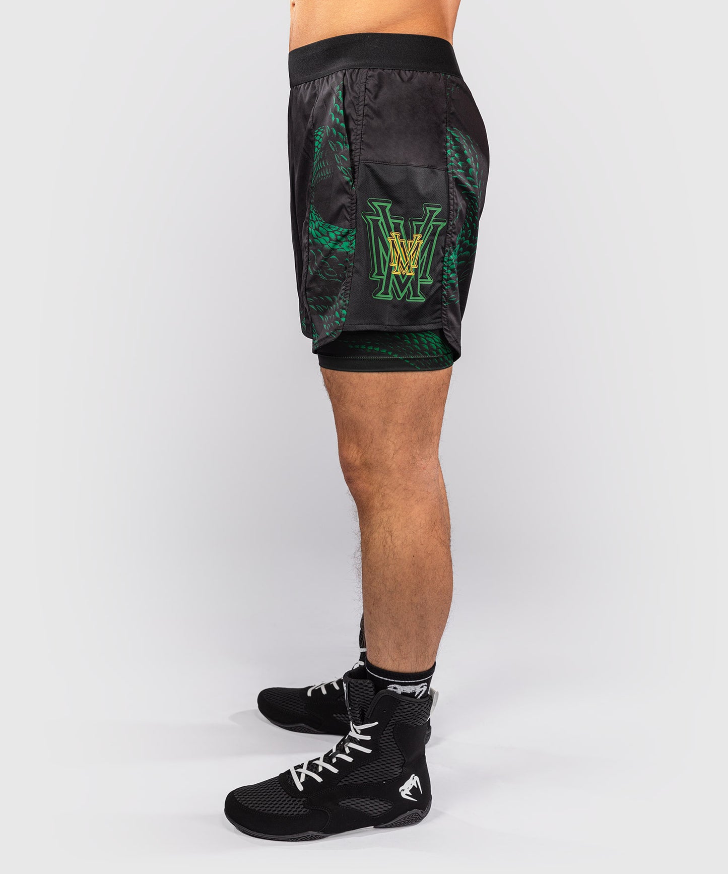 Venum Matupa Training Shorts - Black/Green/Gold