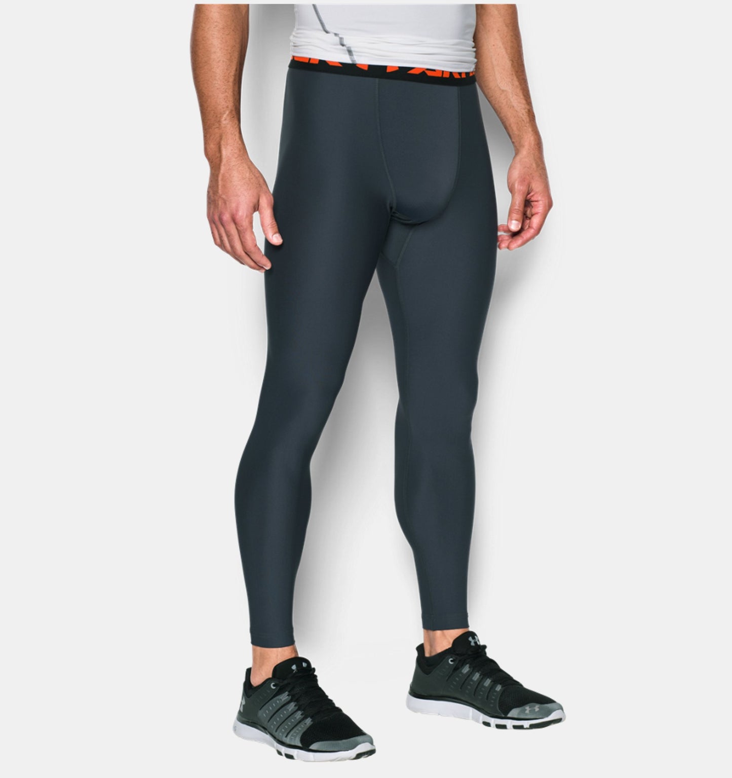 Legging Under Armour HeatGear® pour homme - Gris/Orange