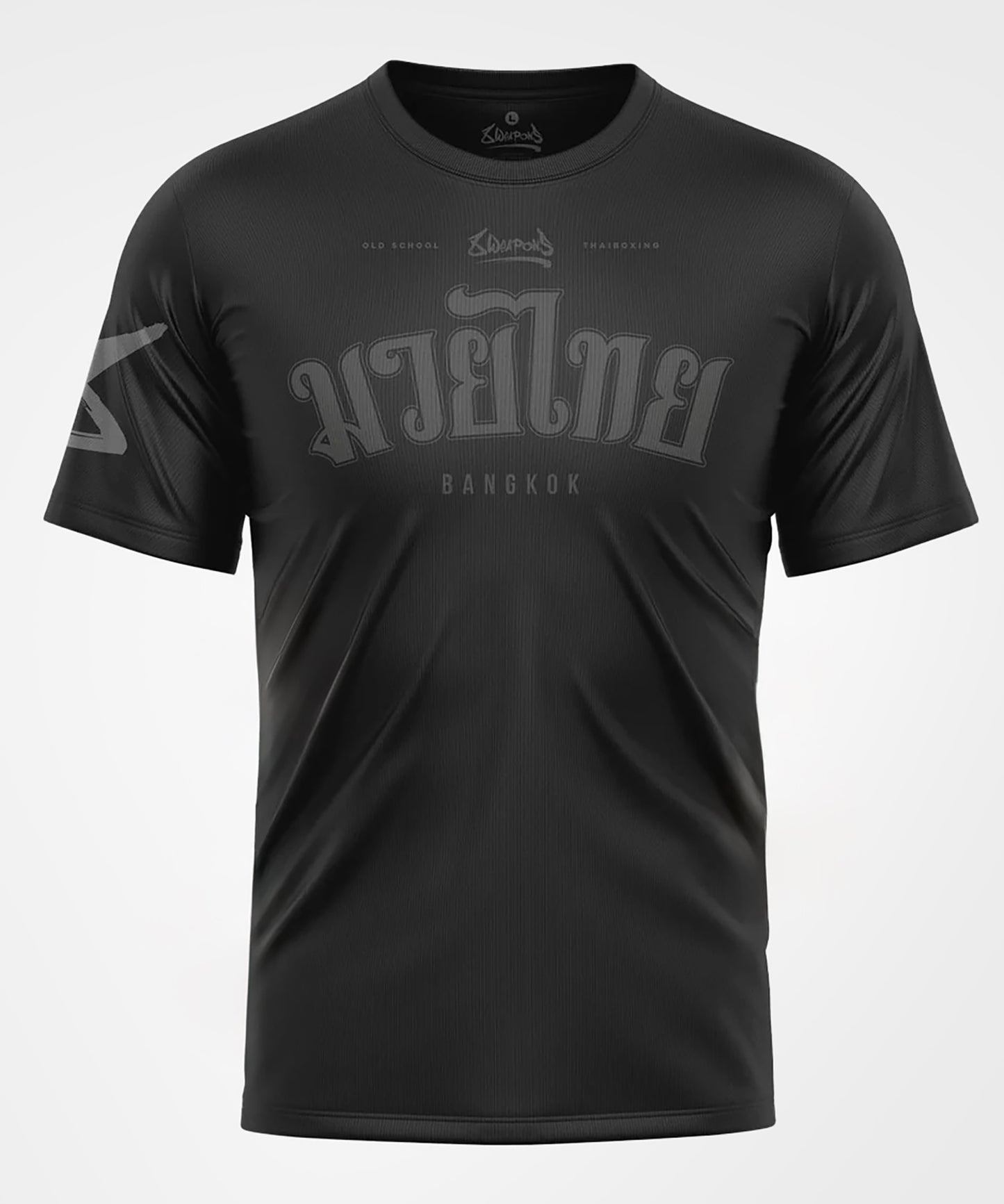 8 Weapons Bangkok Training T-Shirt - Black/Black
