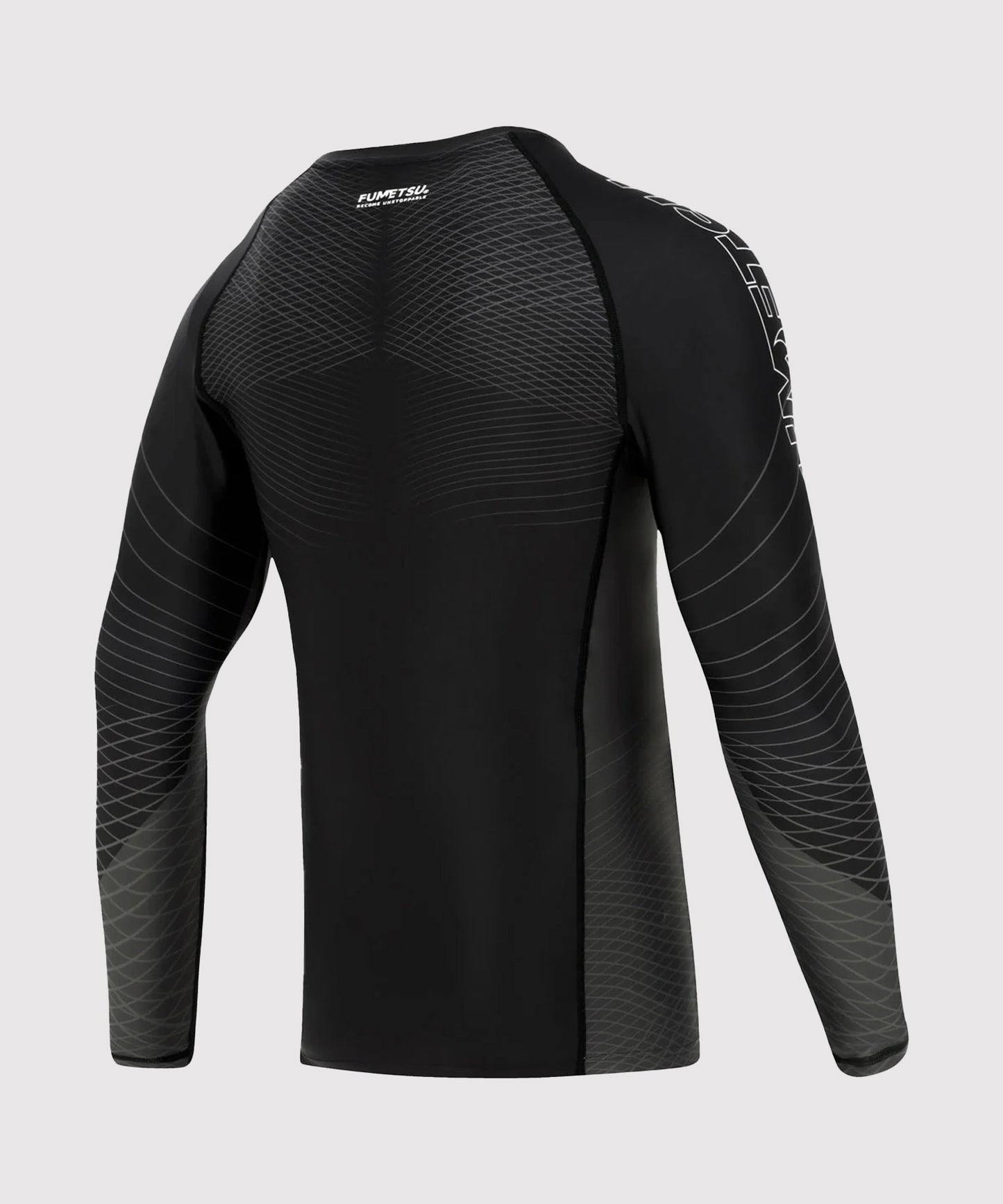 Fumetsu Competitor Mk2 Rashguard de Manga Larga - Negro/Negro