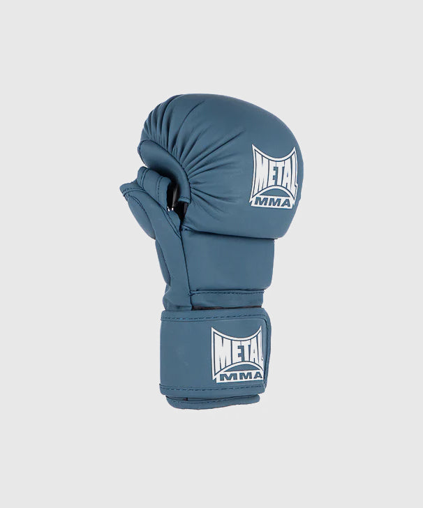 The Shell Sparring Metal Boxing Mma Gloves - Cobalt Blue