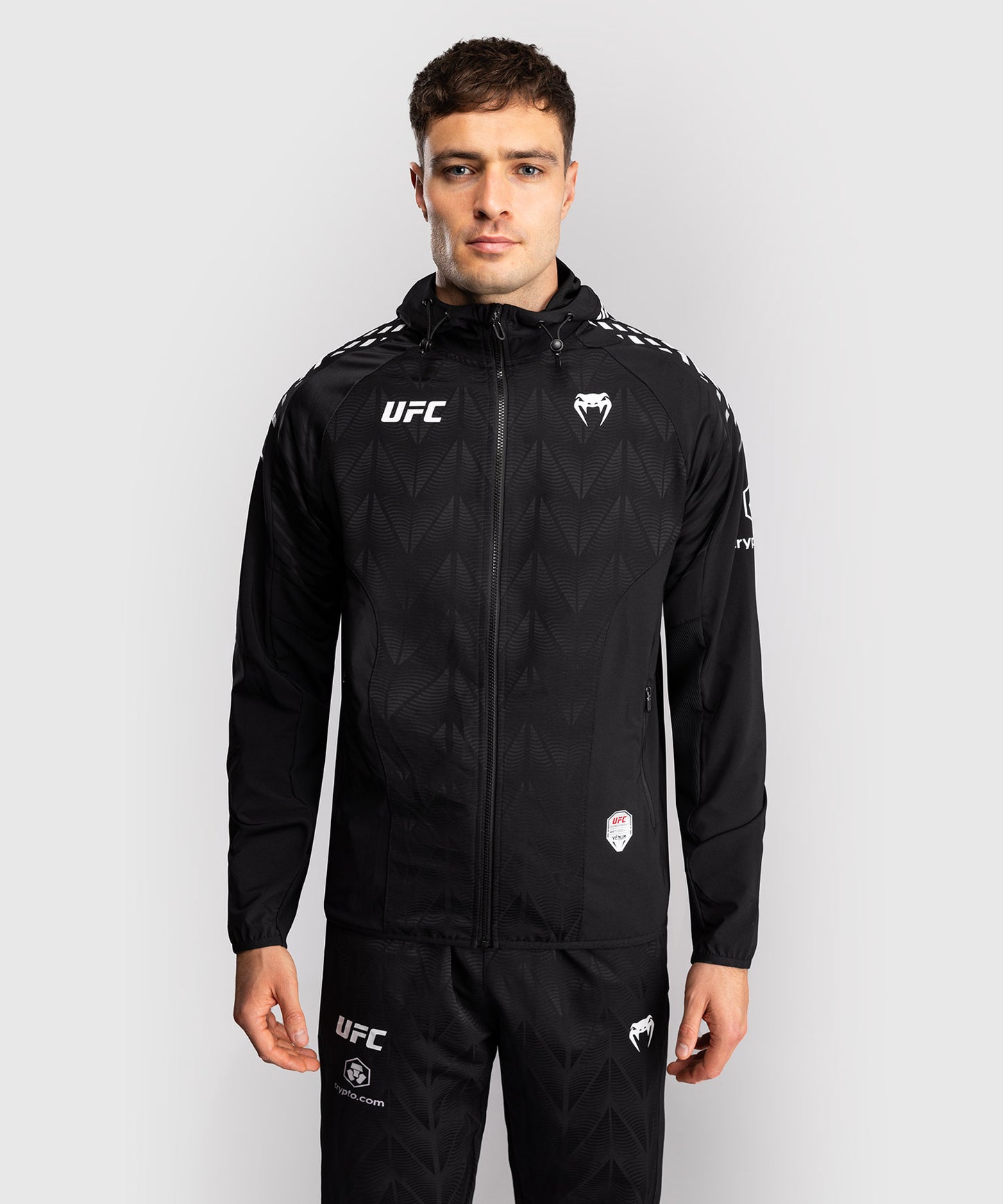 Sweat à capuche Walkout Homme UFC Zenith by Venum Authentic Fight Night - Noir
