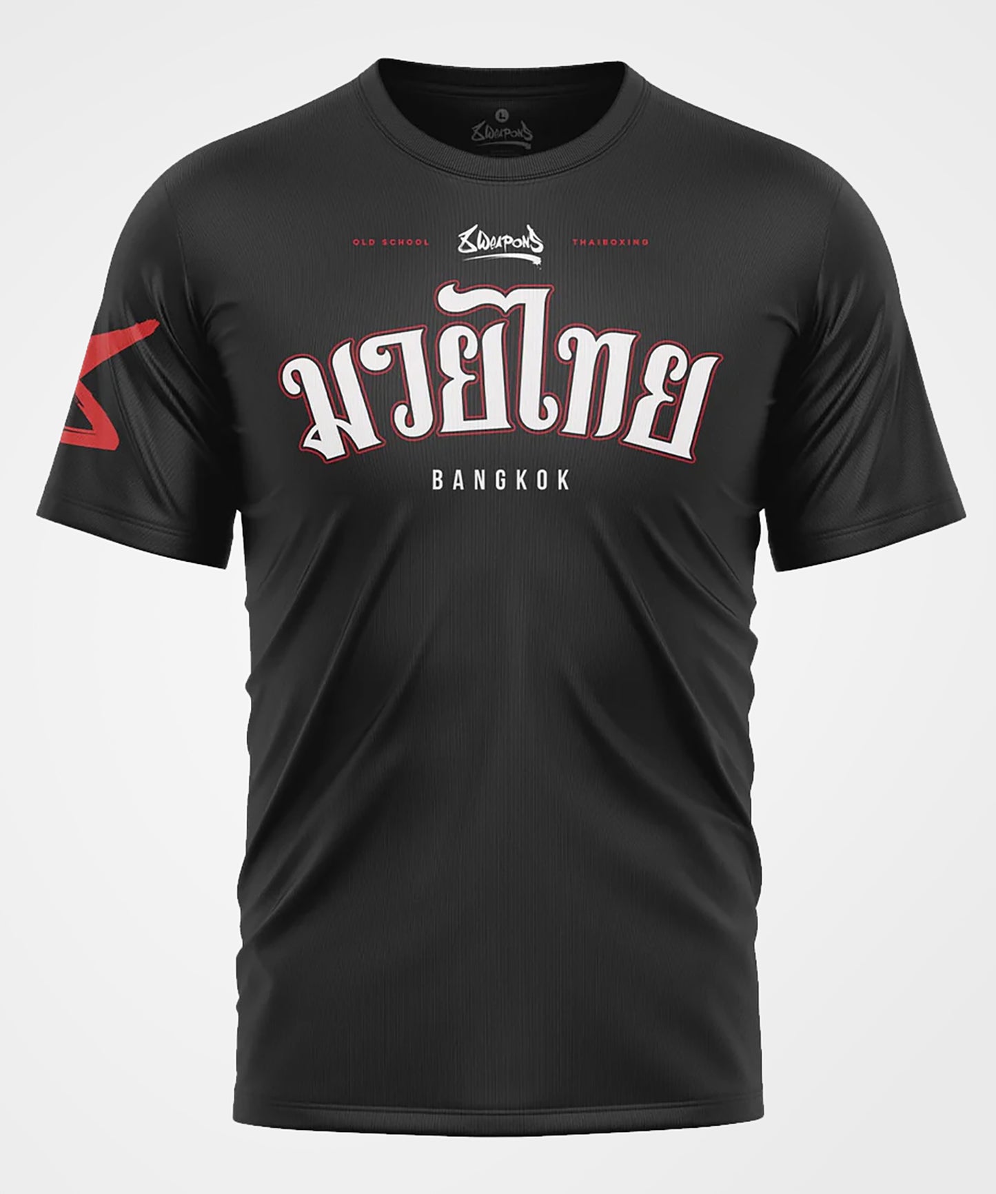 8 Weapons Bangkok Training T-Shirt - Black/White