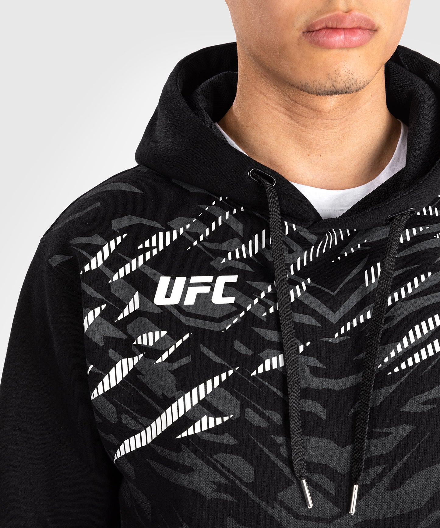 UFC Fusion by Venum Replica Men's Hooded Sweatshirt - Black