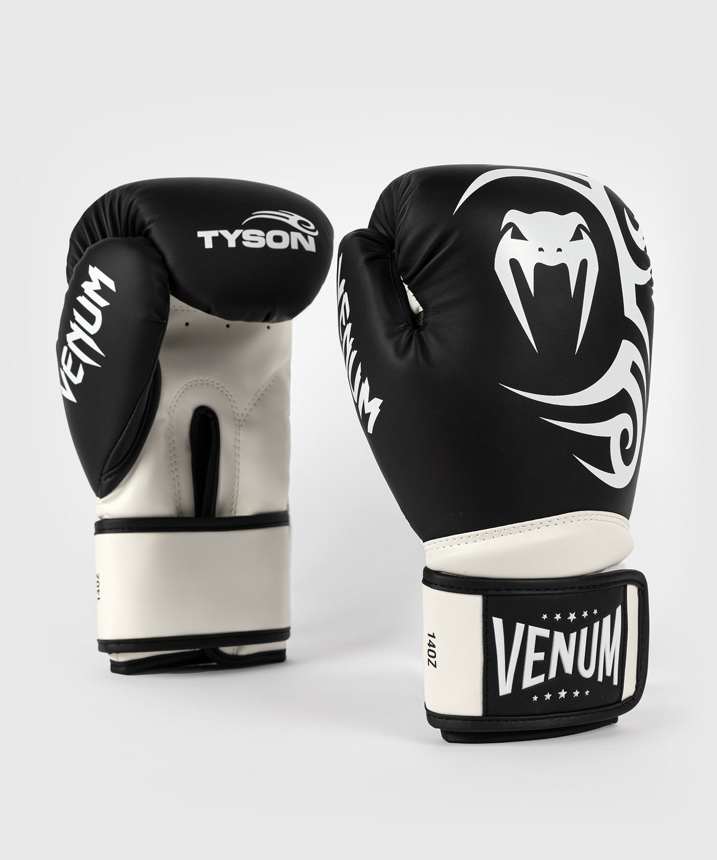 Venum Giant Mike Tyson Pro Boxing Gloves Deep Black/Optical