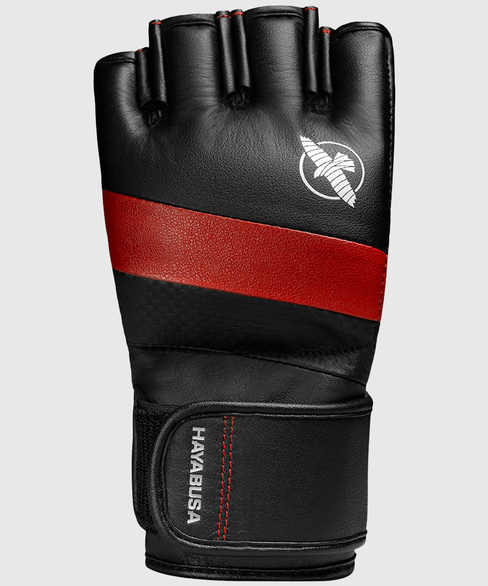 Gants de MMA T3 Hayabusa - Noir/Rouge